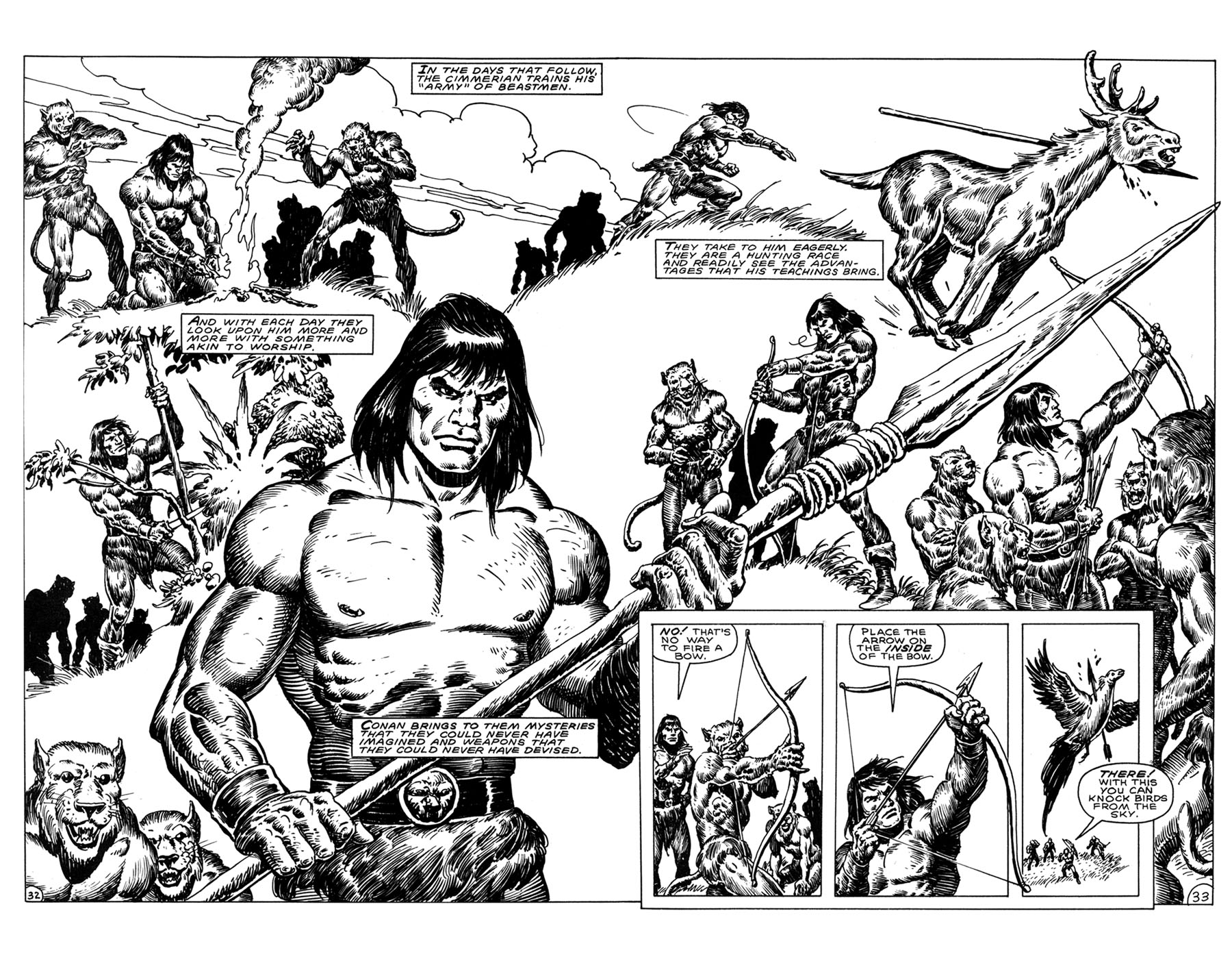 Read online The Savage Sword Of Conan comic -  Issue #151 - 36