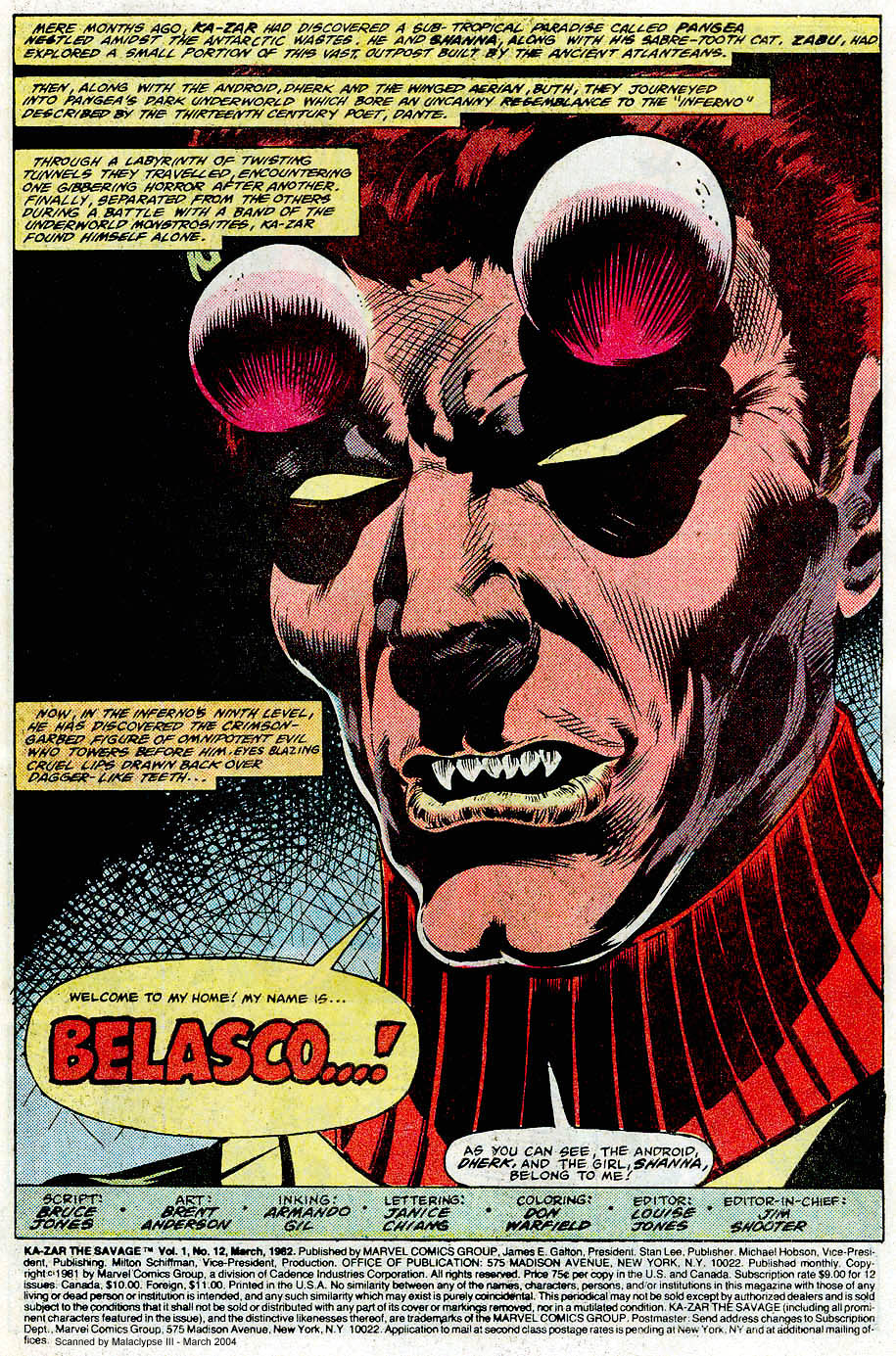 Read online Ka-Zar the Savage comic -  Issue #12 - 2