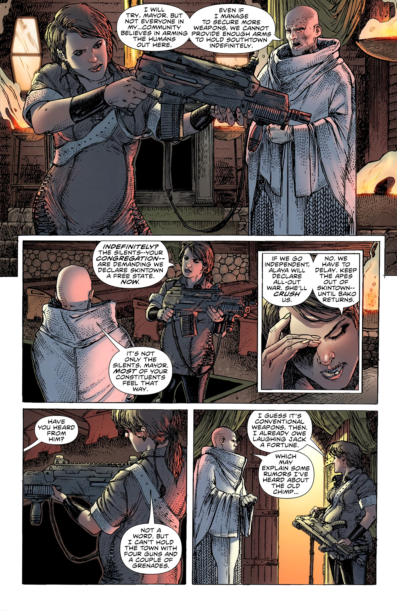 Read online Planet of the Apes (2011) comic -  Issue #7 - 10