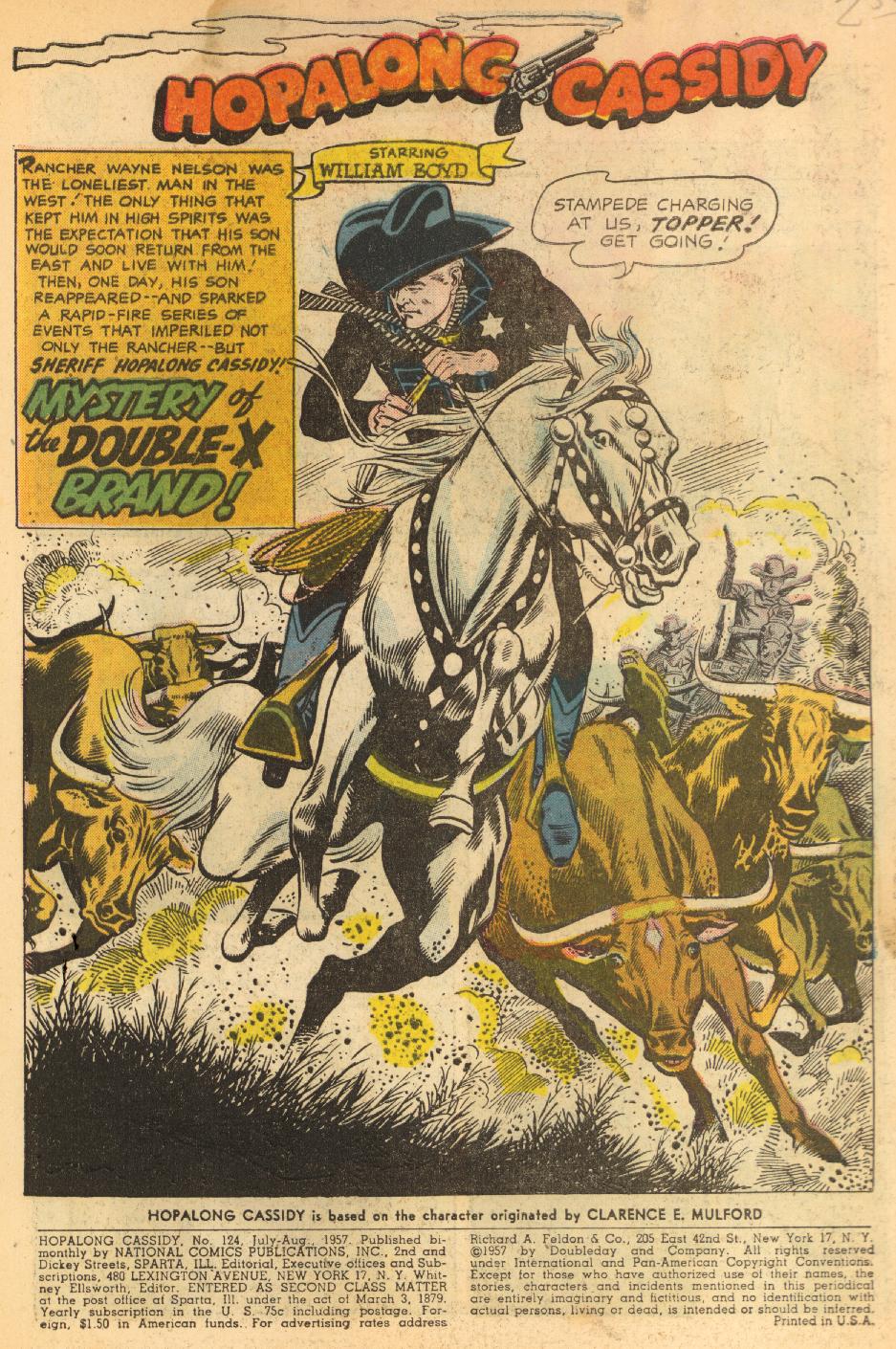 Read online Hopalong Cassidy comic -  Issue #124 - 3