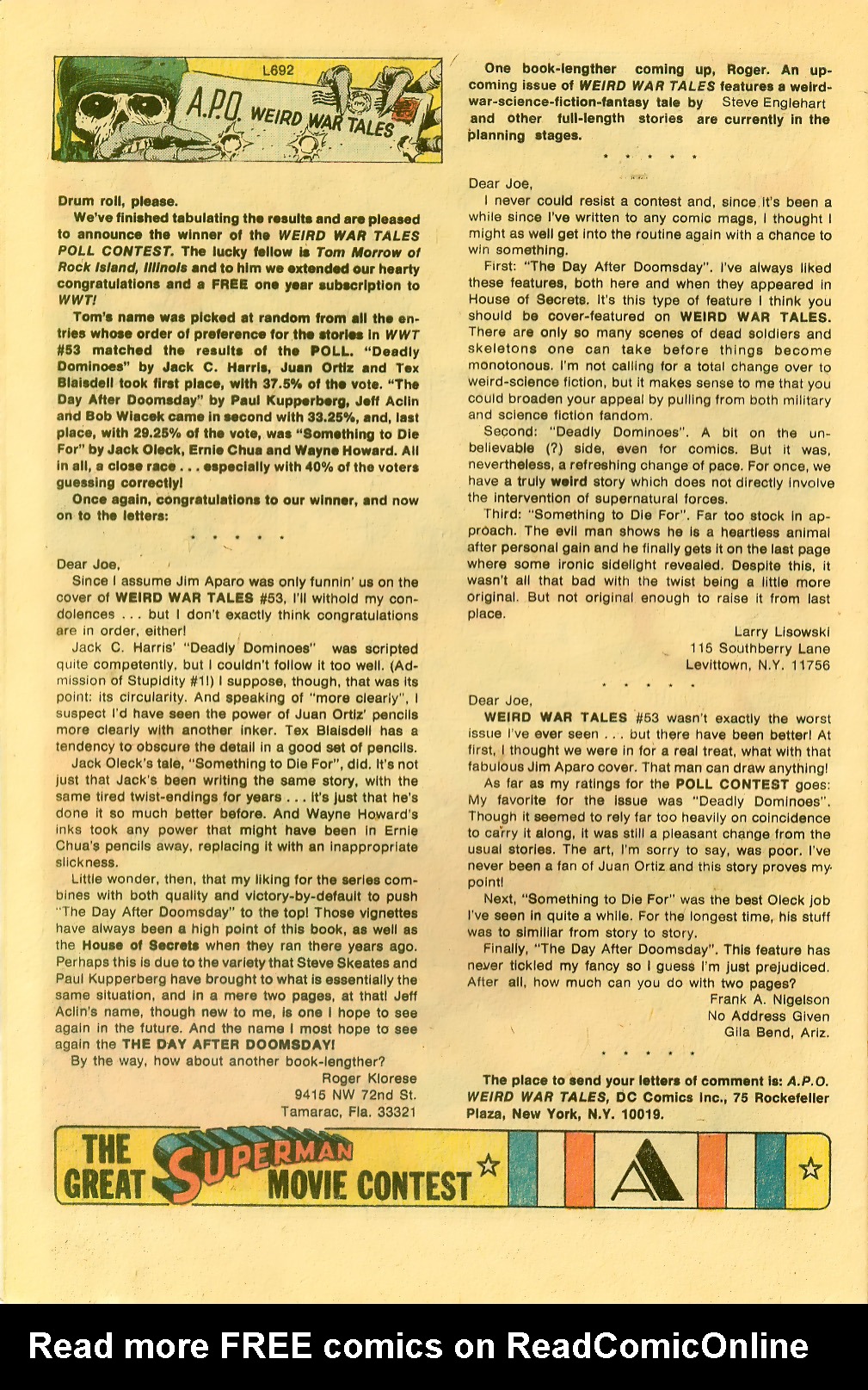 Read online Weird War Tales (1971) comic -  Issue #55 - 32