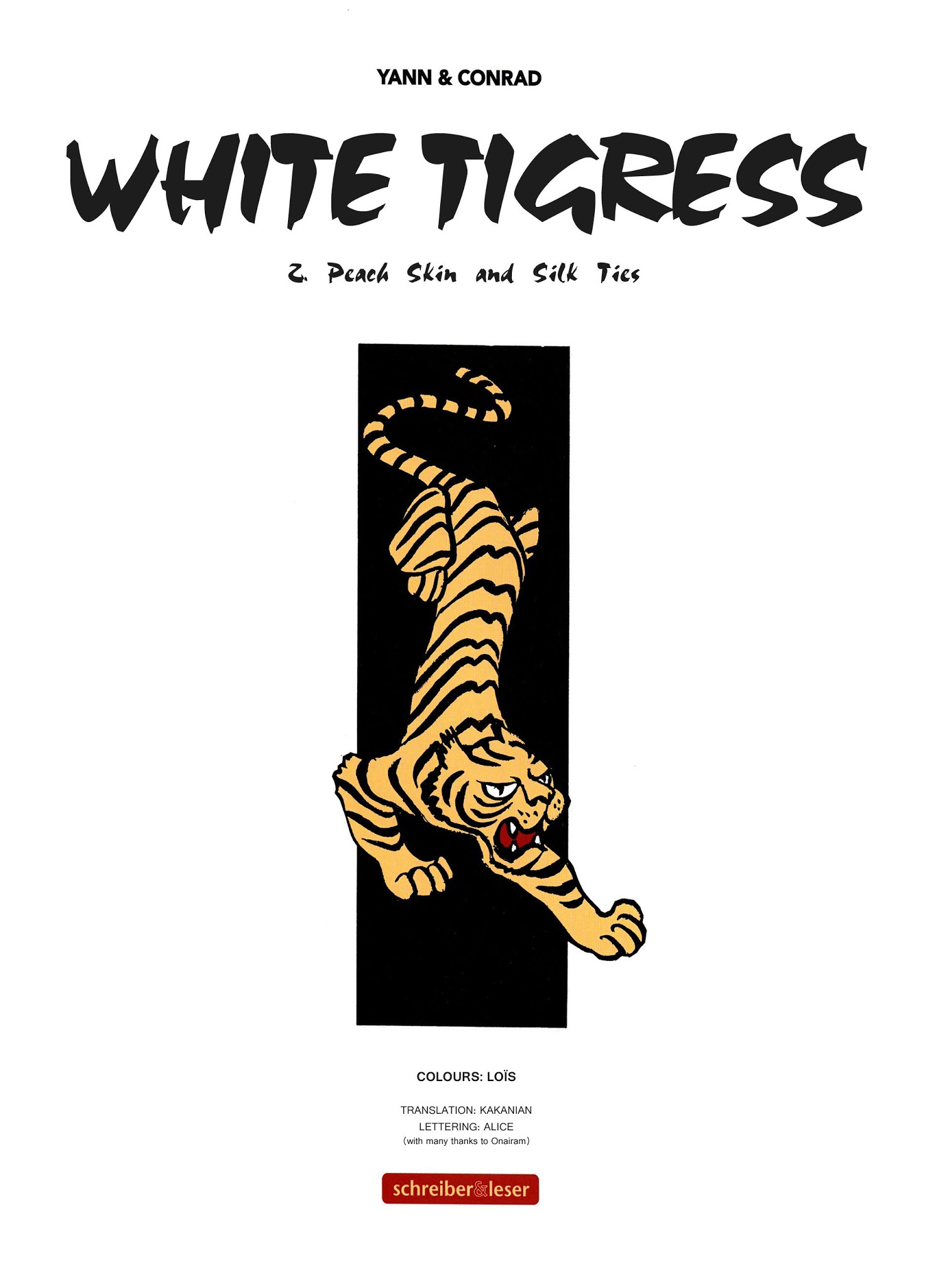 Read online Tigresse Blanche comic -  Issue #2 - 2