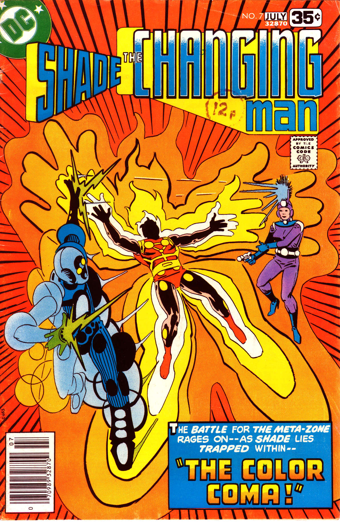 Read online Shade, the Changing Man (1977) comic -  Issue #7 - 1