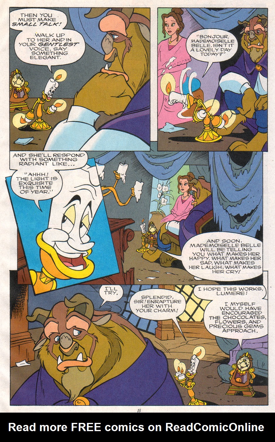 Read online Disney's Beauty and the Beast comic -  Issue #10 - 17
