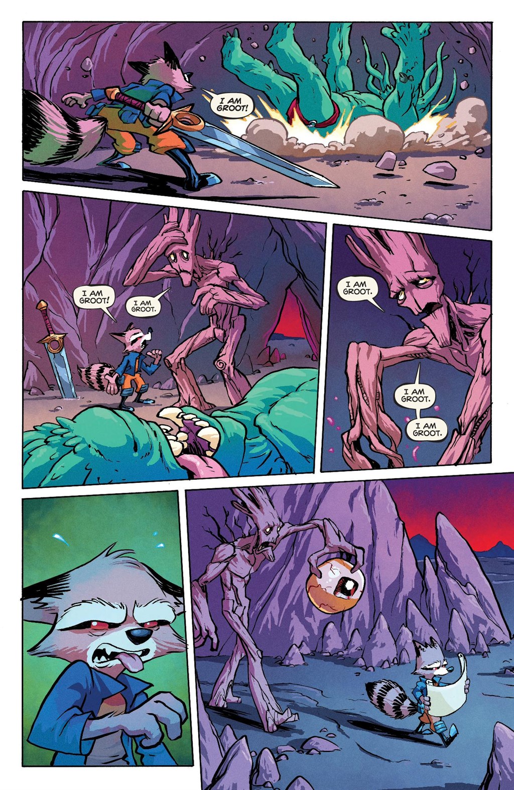 Read online Marvel-Verse: Rocket & Groot comic -  Issue # TPB - 52