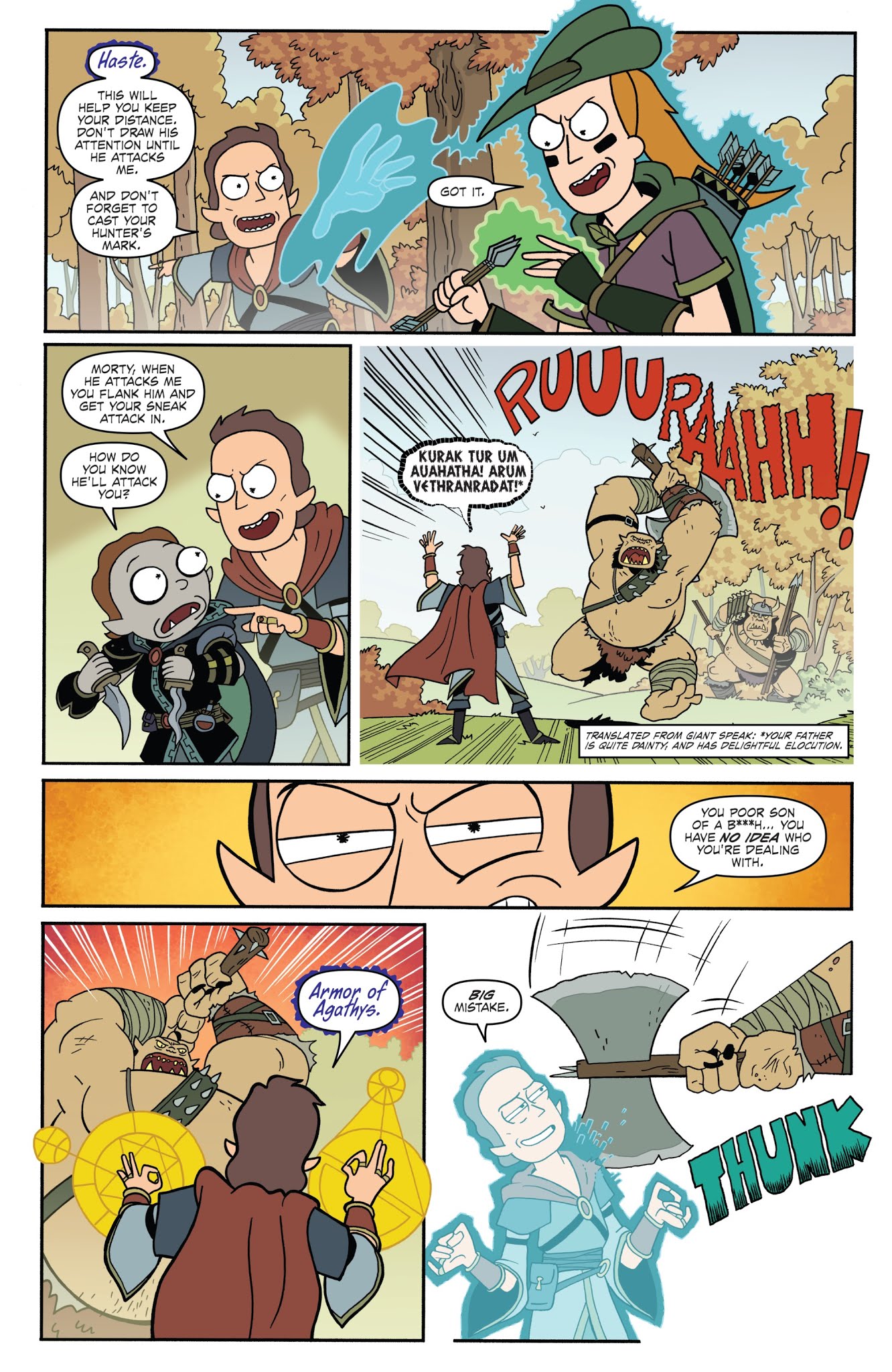 Read online Rick and Morty vs Dungeons & Dragons comic -  Issue #3 - 16