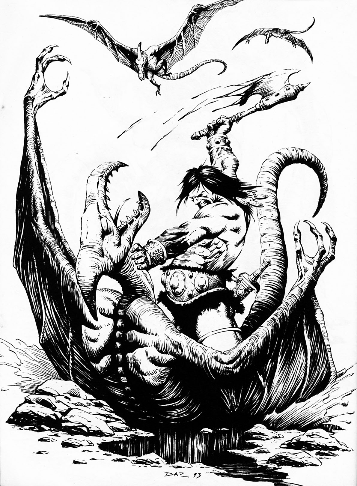Read online The Savage Sword Of Conan comic -  Issue #220 - 59