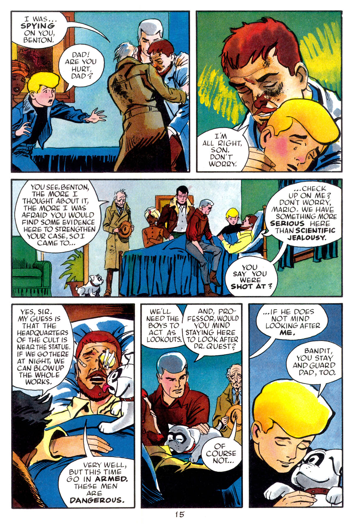Read online Jonny Quest comic -  Issue #3 - 17