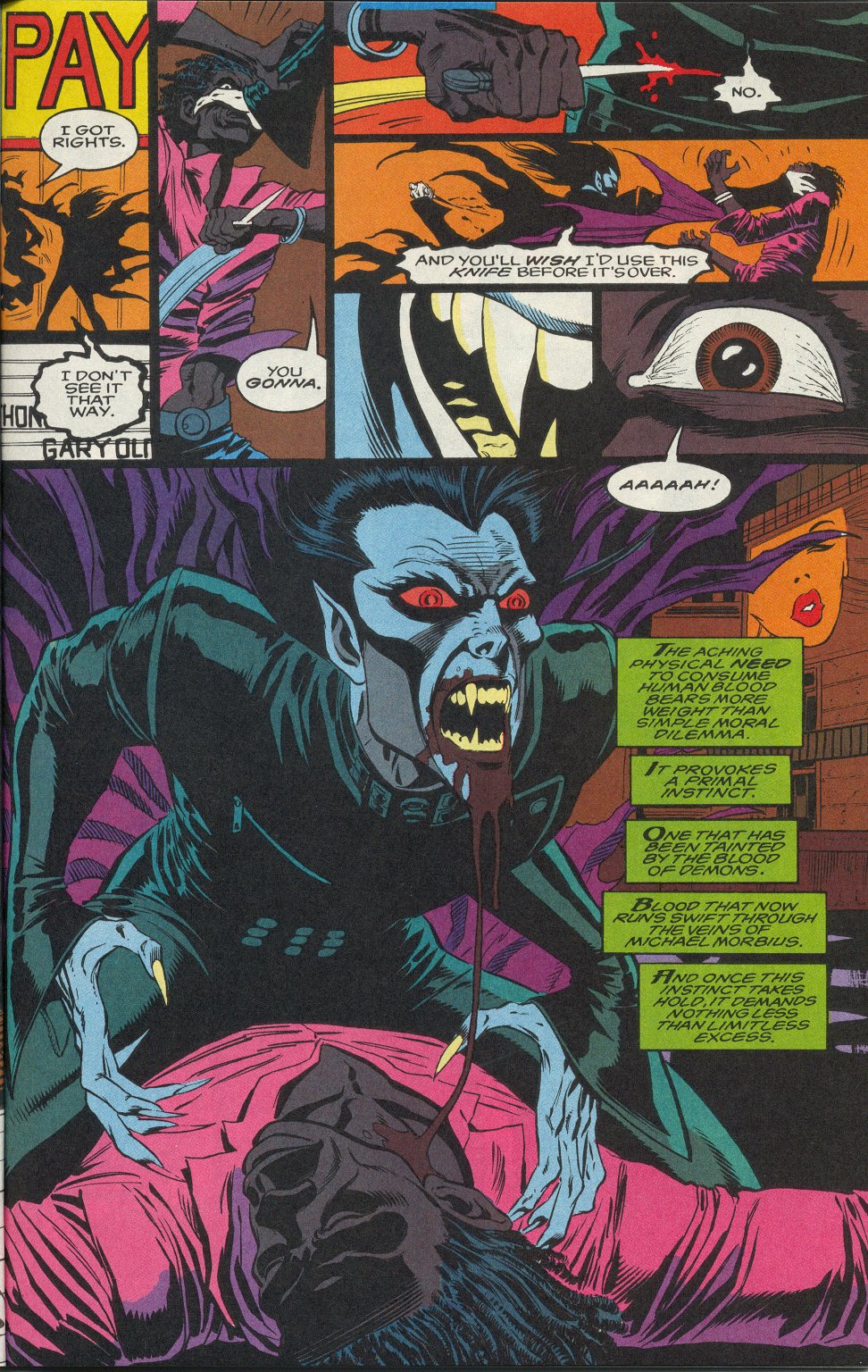 Read online Morbius: The Living Vampire (1992) comic -  Issue #10 - 4