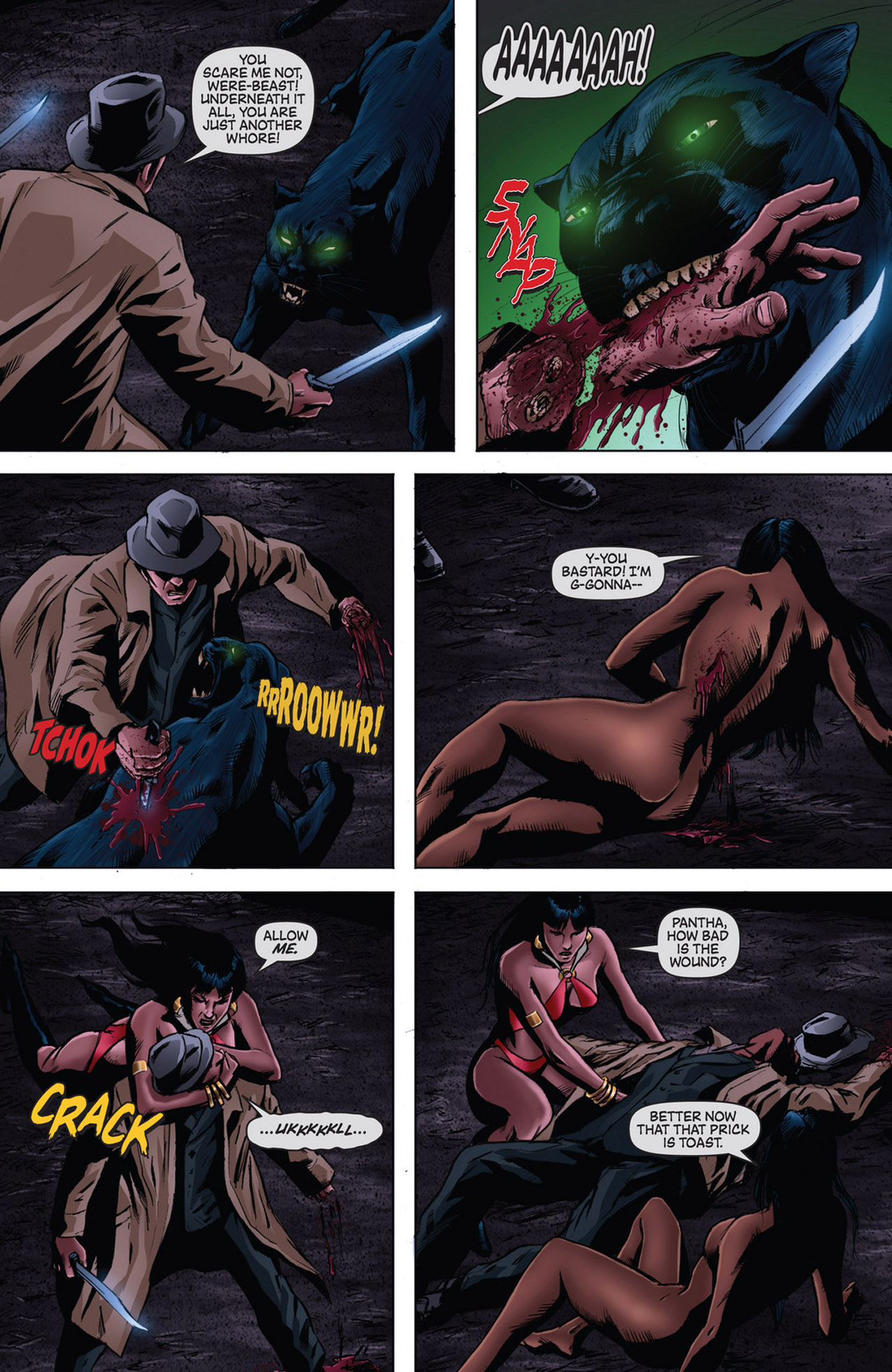 Read online Dark Shadows/Vampirella comic -  Issue #5 - 11