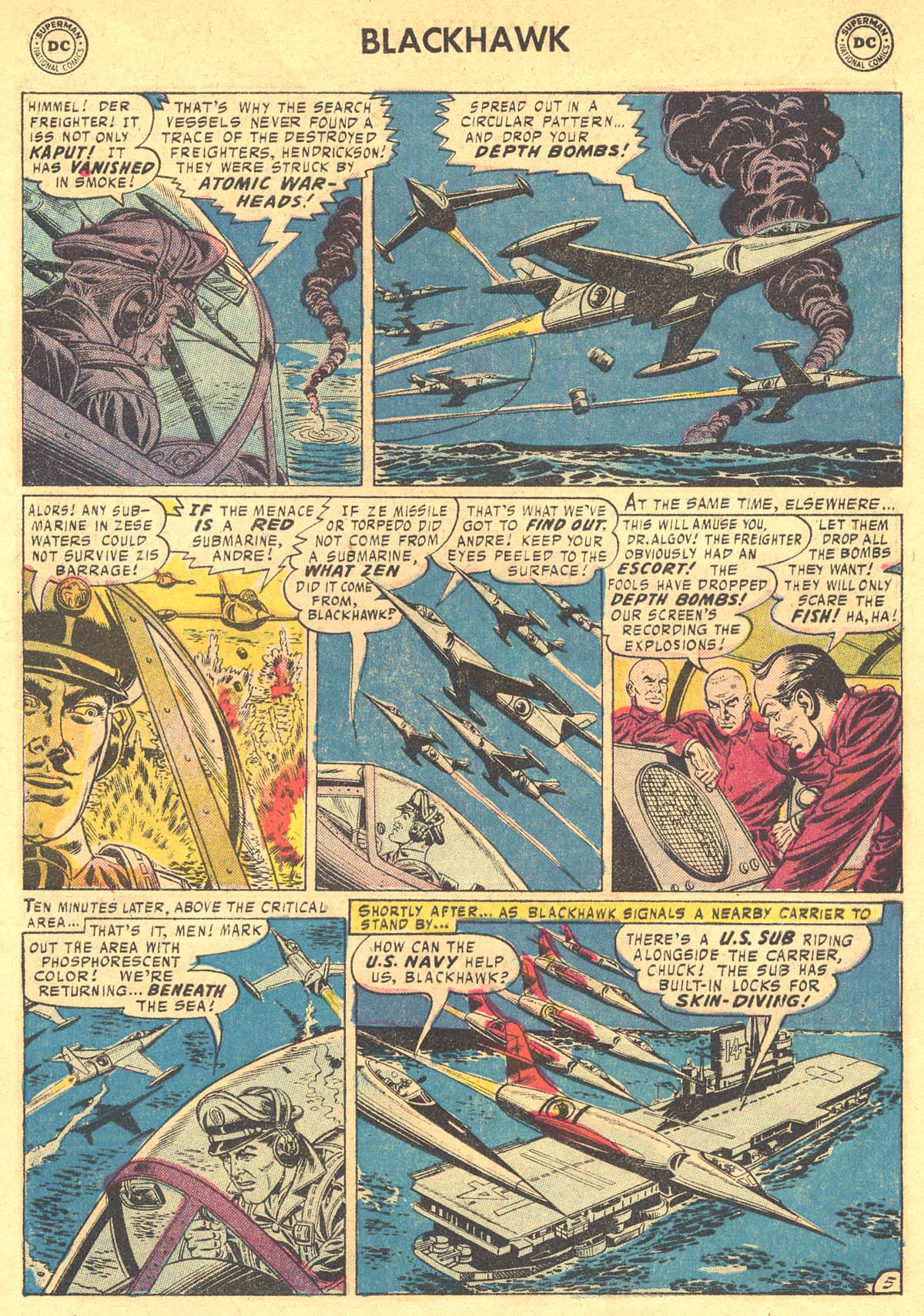 Read online Blackhawk (1957) comic -  Issue #108 - 7