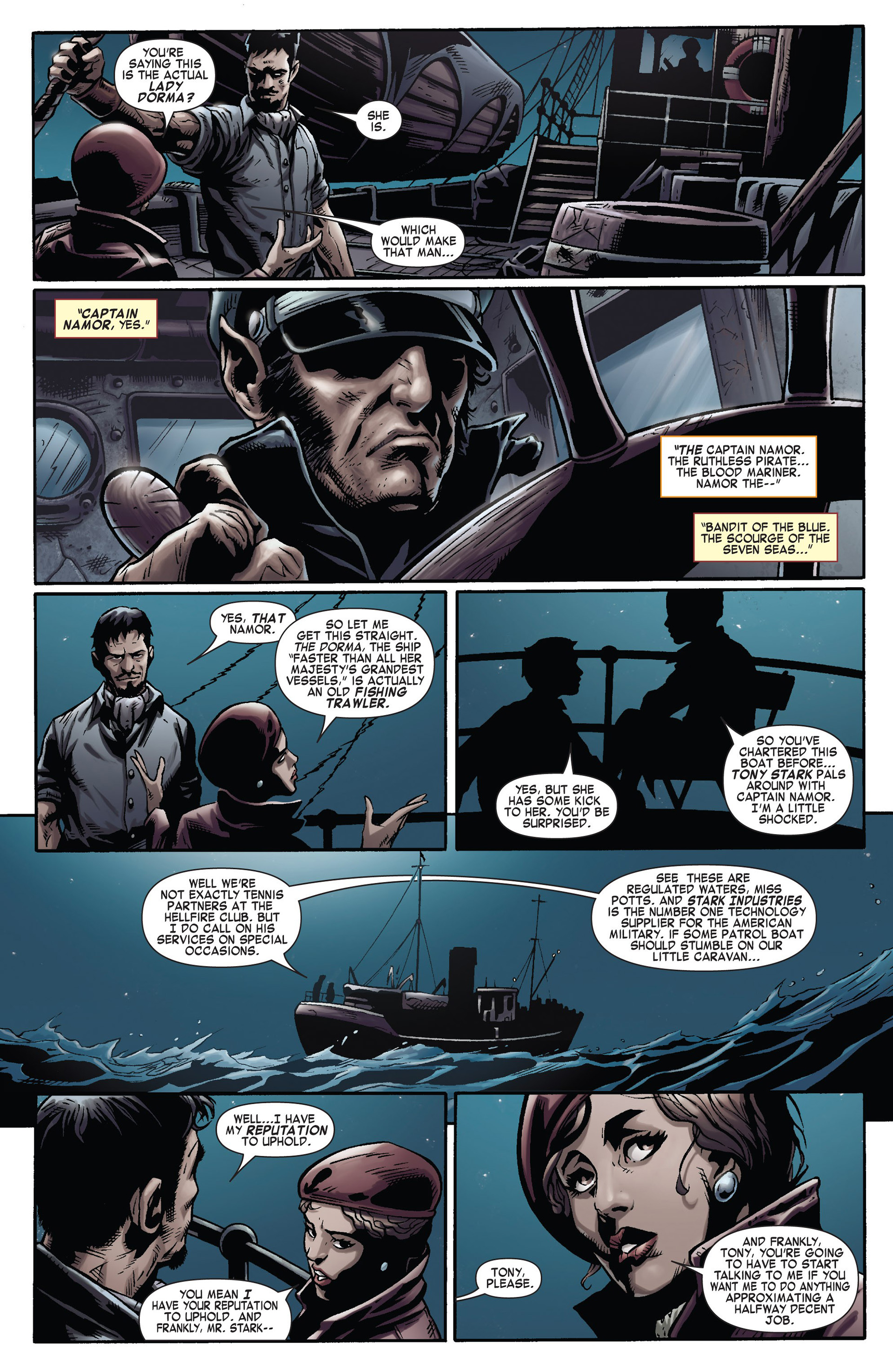 Read online Iron Man Noir comic -  Issue #2 - 4