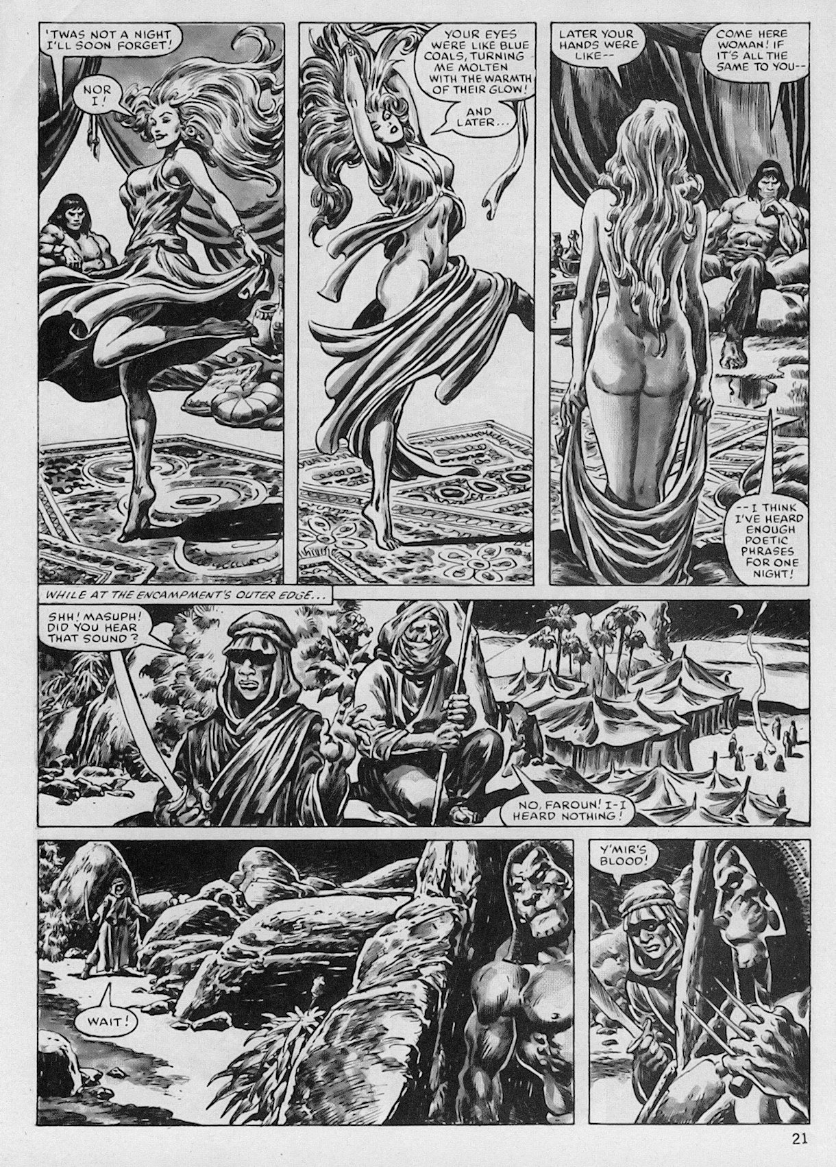 Read online The Savage Sword Of Conan comic -  Issue #102 - 21