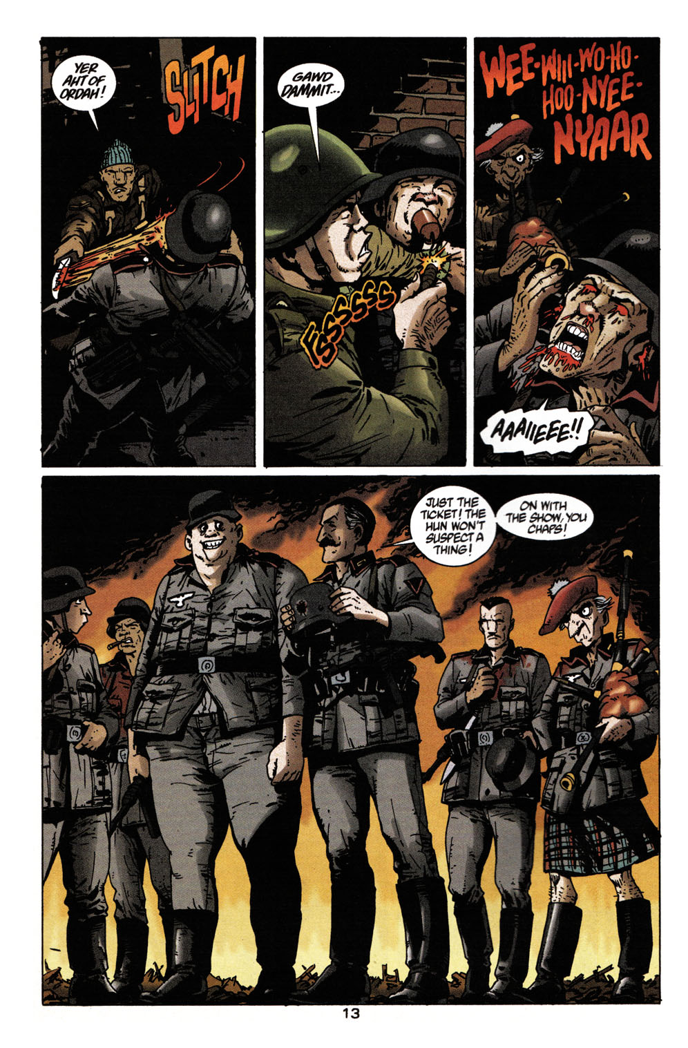 Read online Adventures in the Rifle Brigade comic -  Issue #1 - 14