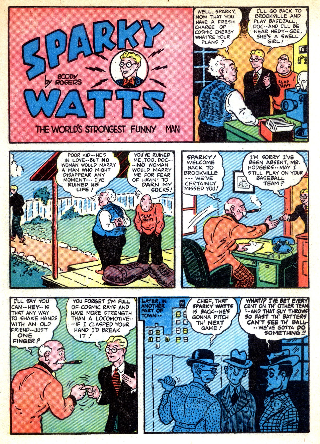Read online Sparky Watts comic -  Issue #4 - 37
