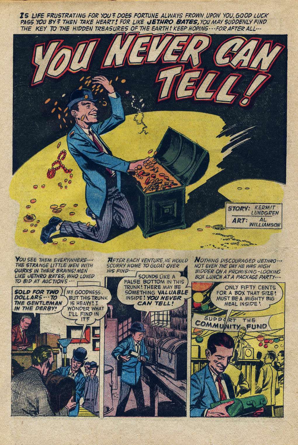 Read online Adventures Into The Unknown comic -  Issue #107 - 12