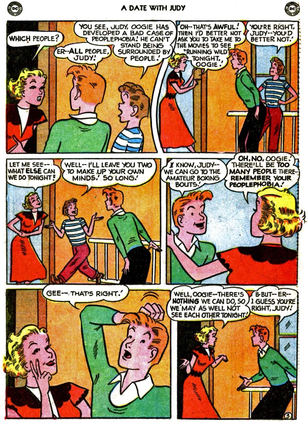 Read online A Date with Judy comic -  Issue #16 - 34