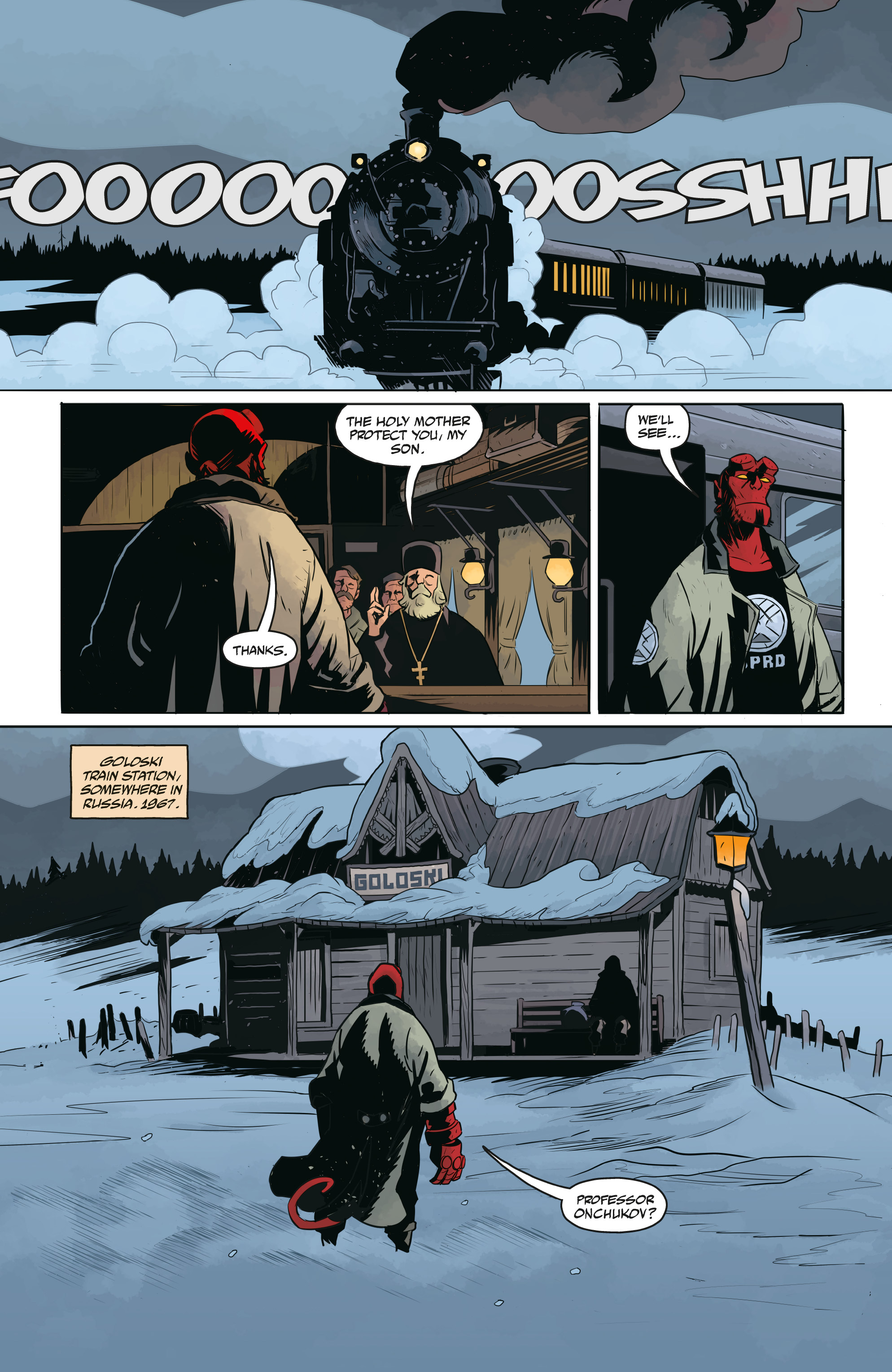 Read online Hellboy and the B.P.R.D.: Long Night at Goloski Station comic -  Issue # Full - 3