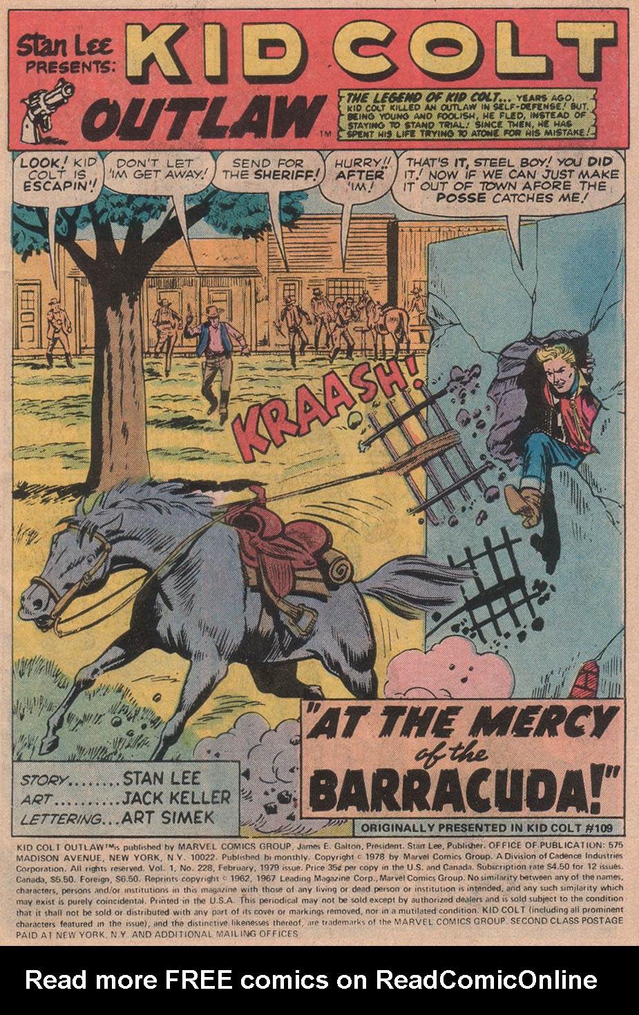 Read online Kid Colt Outlaw comic -  Issue #228 - 3