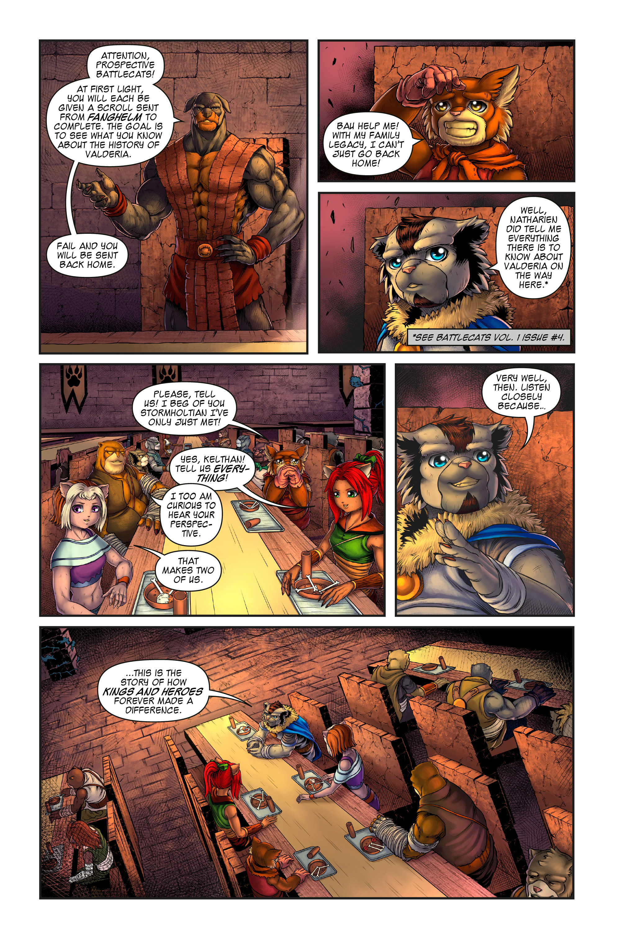 Read online Battlecats: Tales of Valderia comic -  Issue #3 - 12