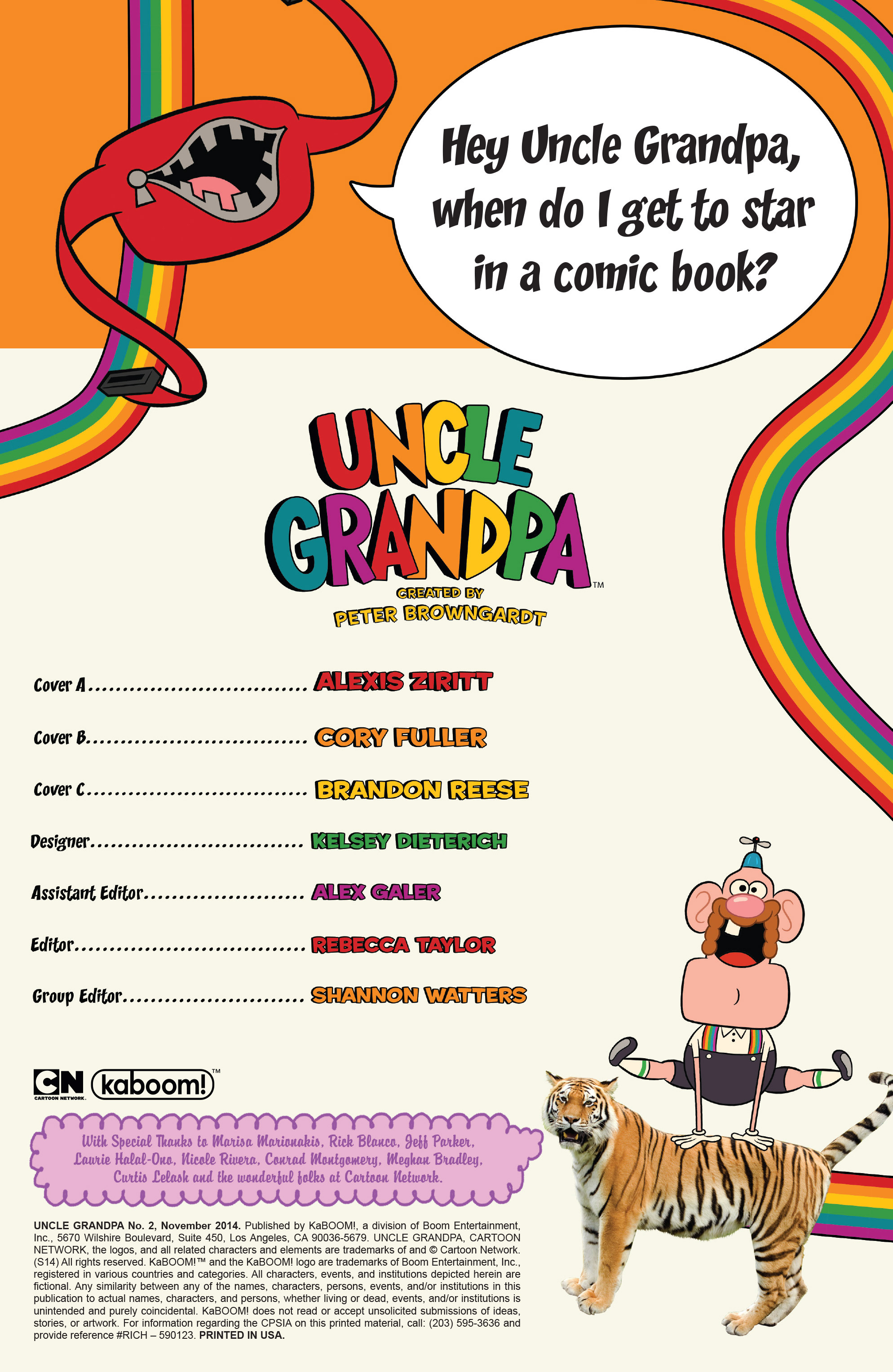 Read online Uncle Grandpa comic -  Issue #2 - 2