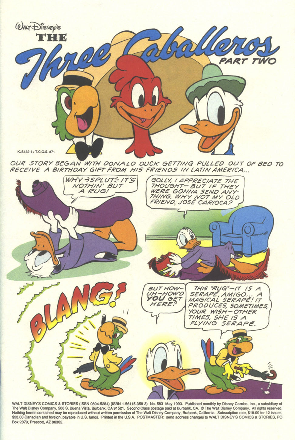 Read online Walt Disney's Comics and Stories comic -  Issue #583 - 2