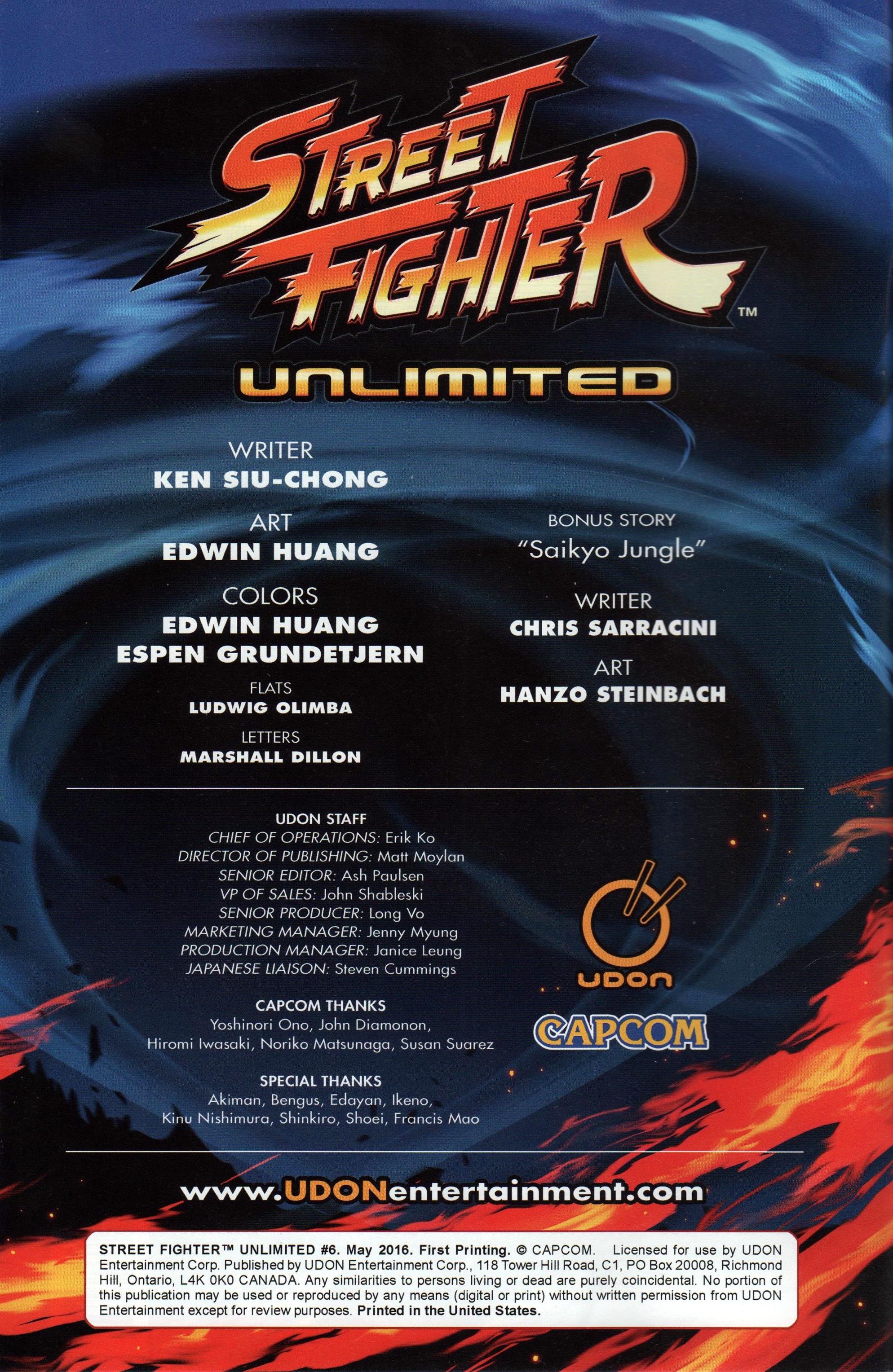 Read online Street Fighter Unlimited comic -  Issue #6 - 2