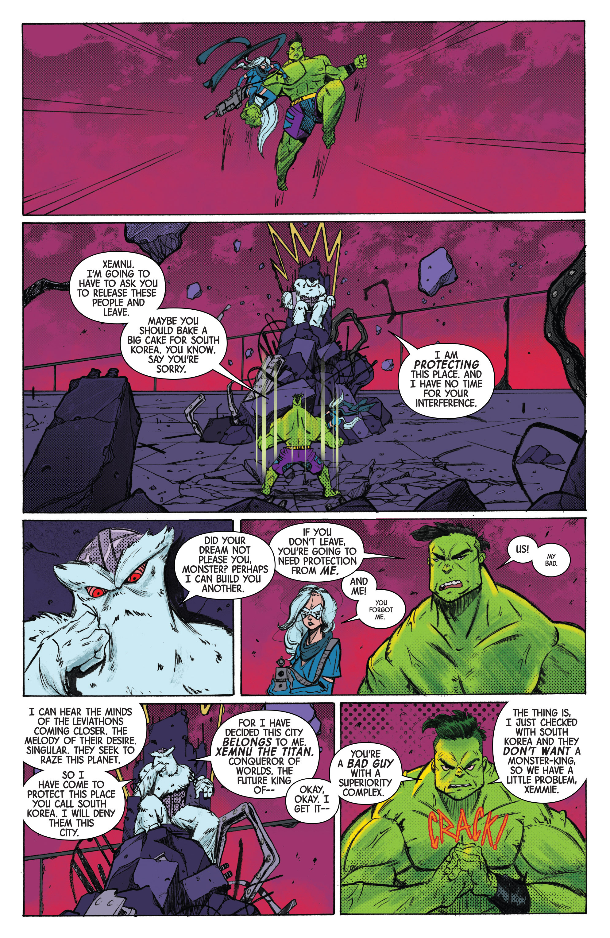 Read online Totally Awesome Hulk comic -  Issue #1.MU - 15