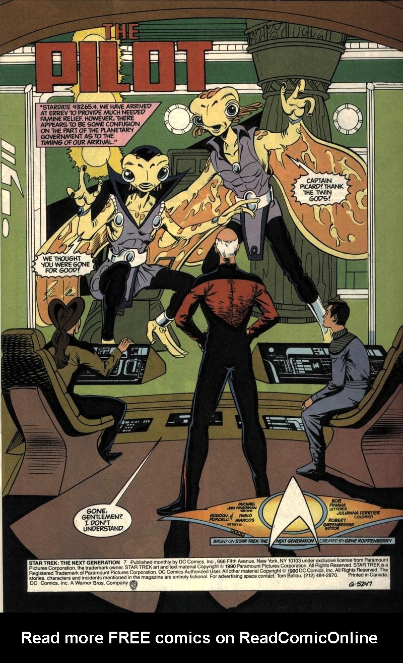 Read online Star Trek: The Next Generation (1989) comic -  Issue #7 - 2
