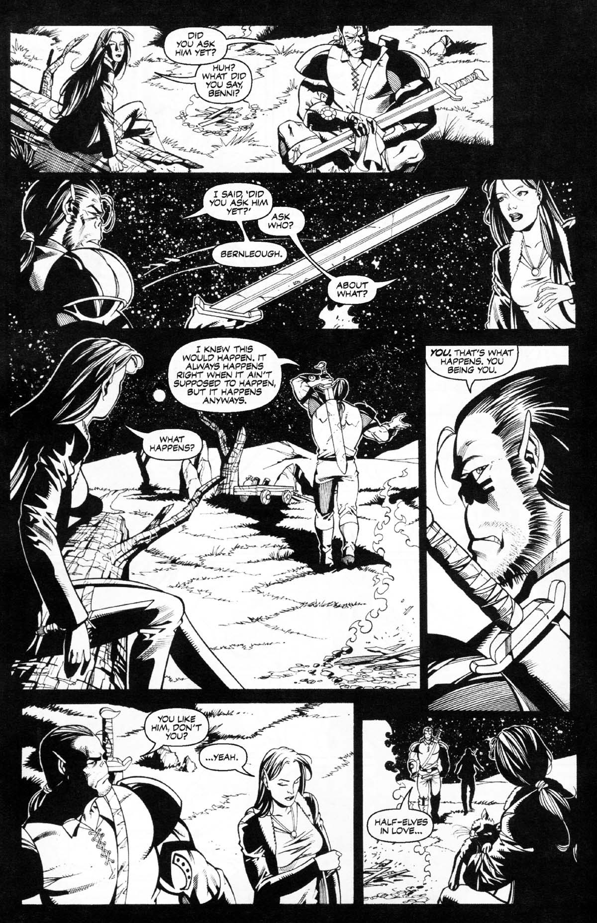 Read online Dungeons & Dragons: Black & White comic -  Issue #4 - 6