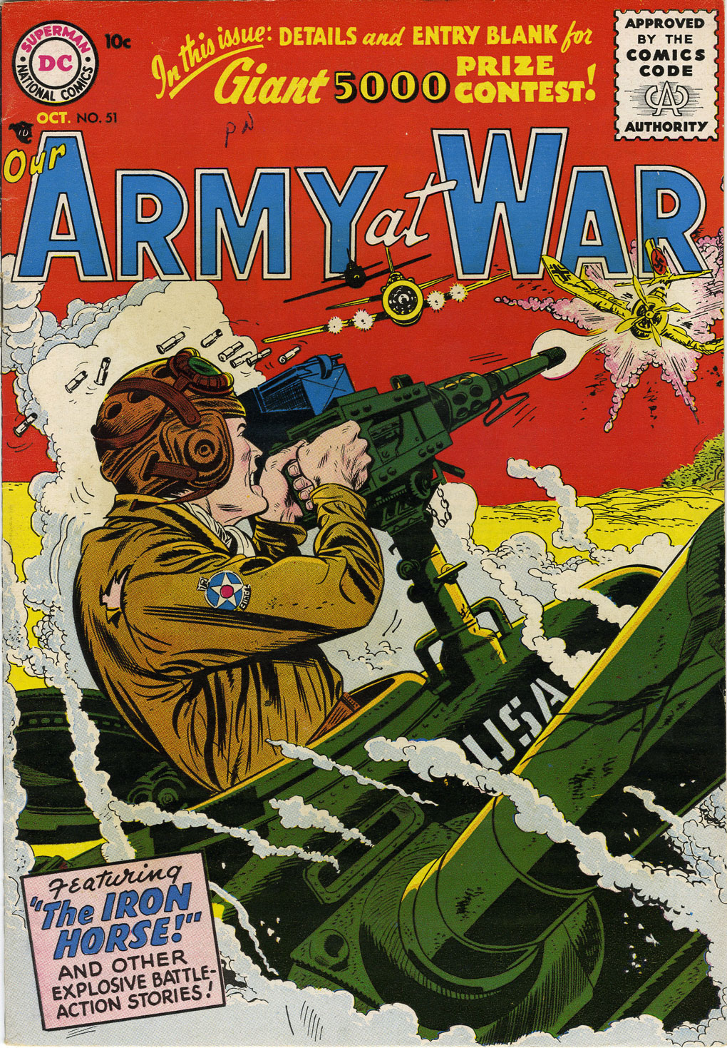 Read online Our Army at War (1952) comic -  Issue #51 - 1