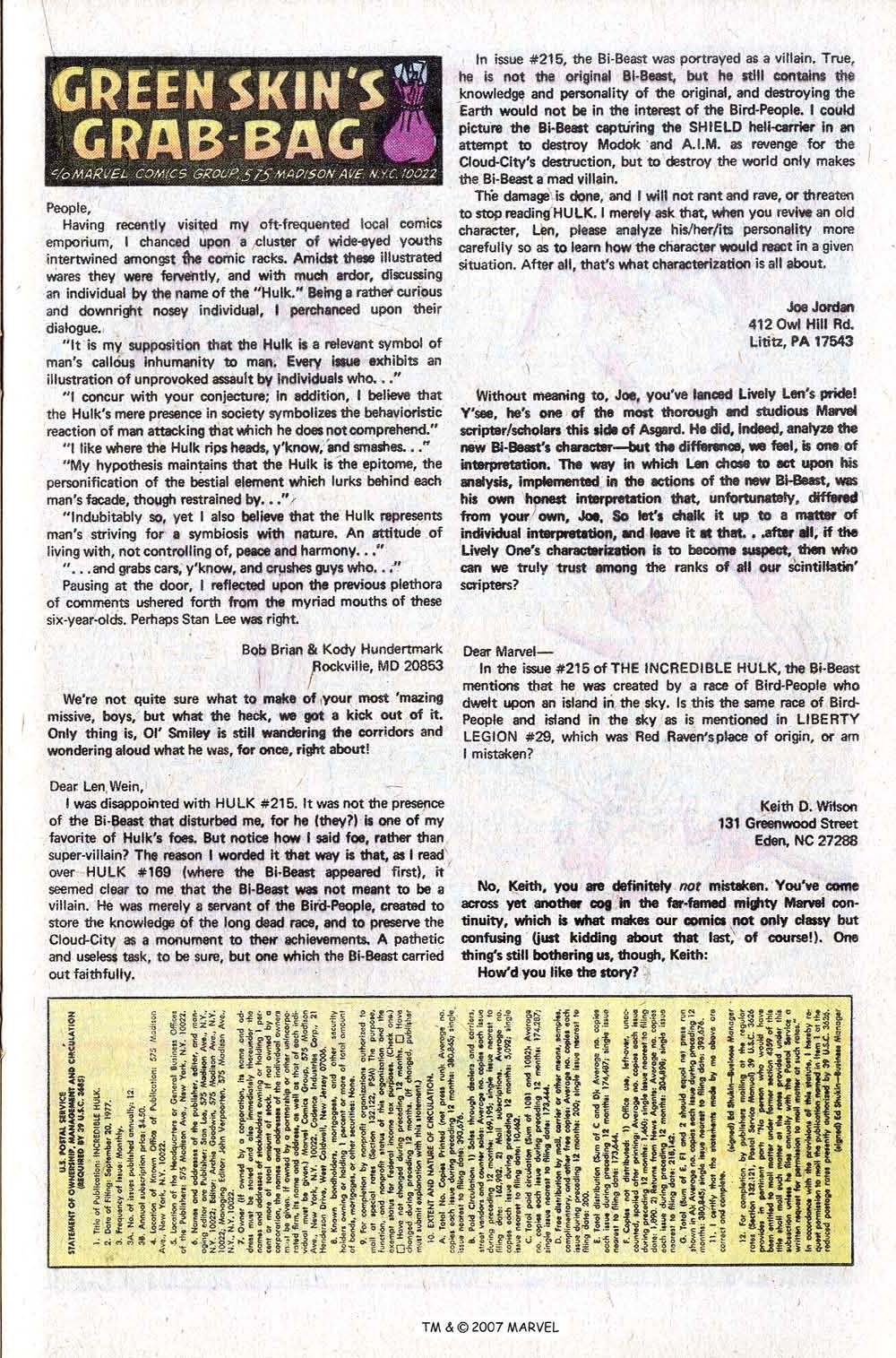 Read online The Incredible Hulk (1968) comic -  Issue #221 - 21
