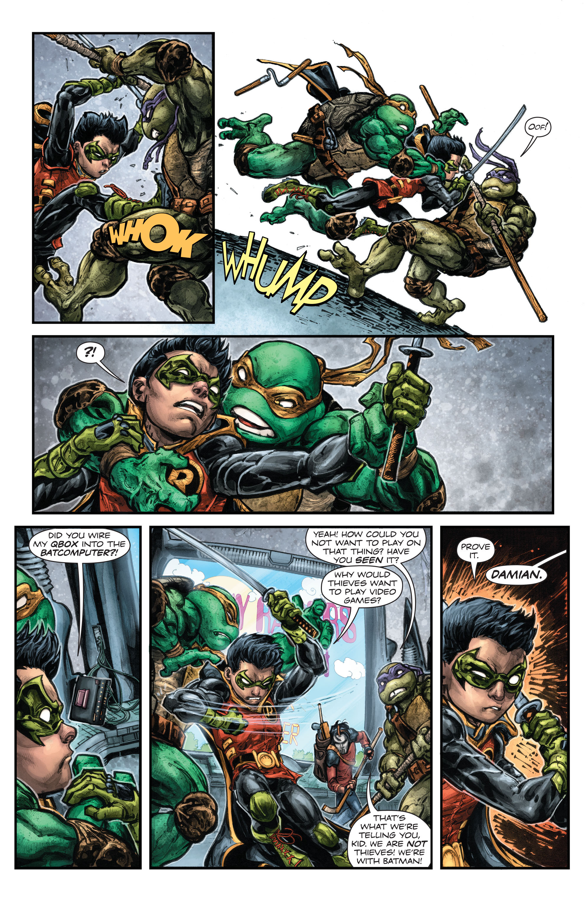 Read online Batman/Teenage Mutant Ninja Turtles comic -  Issue #5 - 13