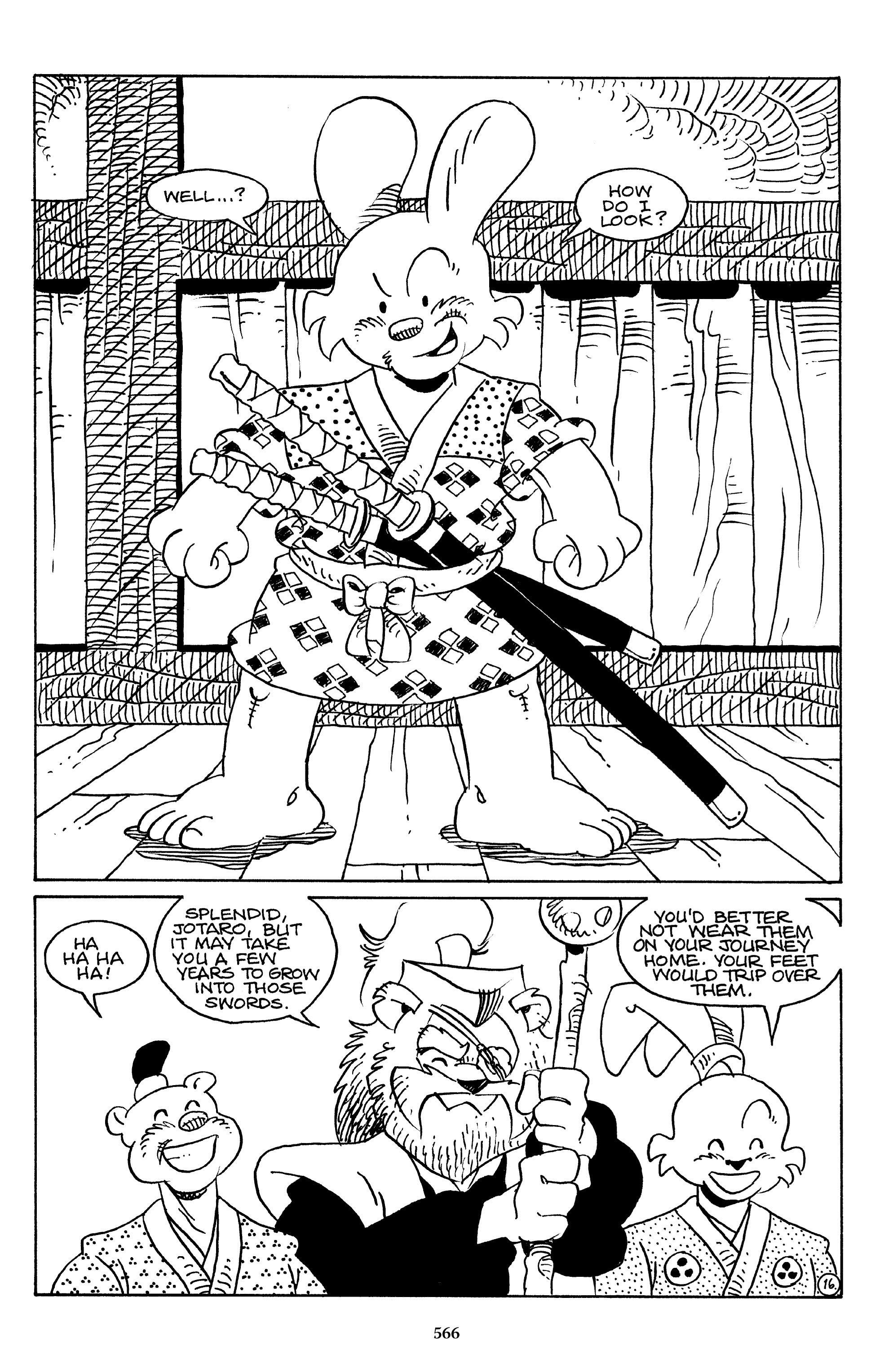 Read online The Usagi Yojimbo Saga comic -  Issue # TPB 4 - 562