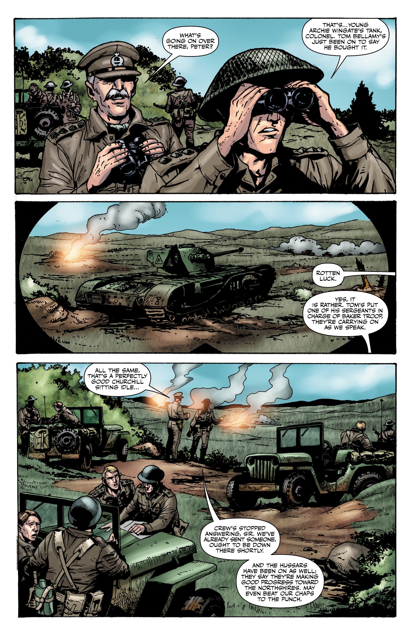 Read online Battlefields: The Tankies comic -  Issue # TPB - 10