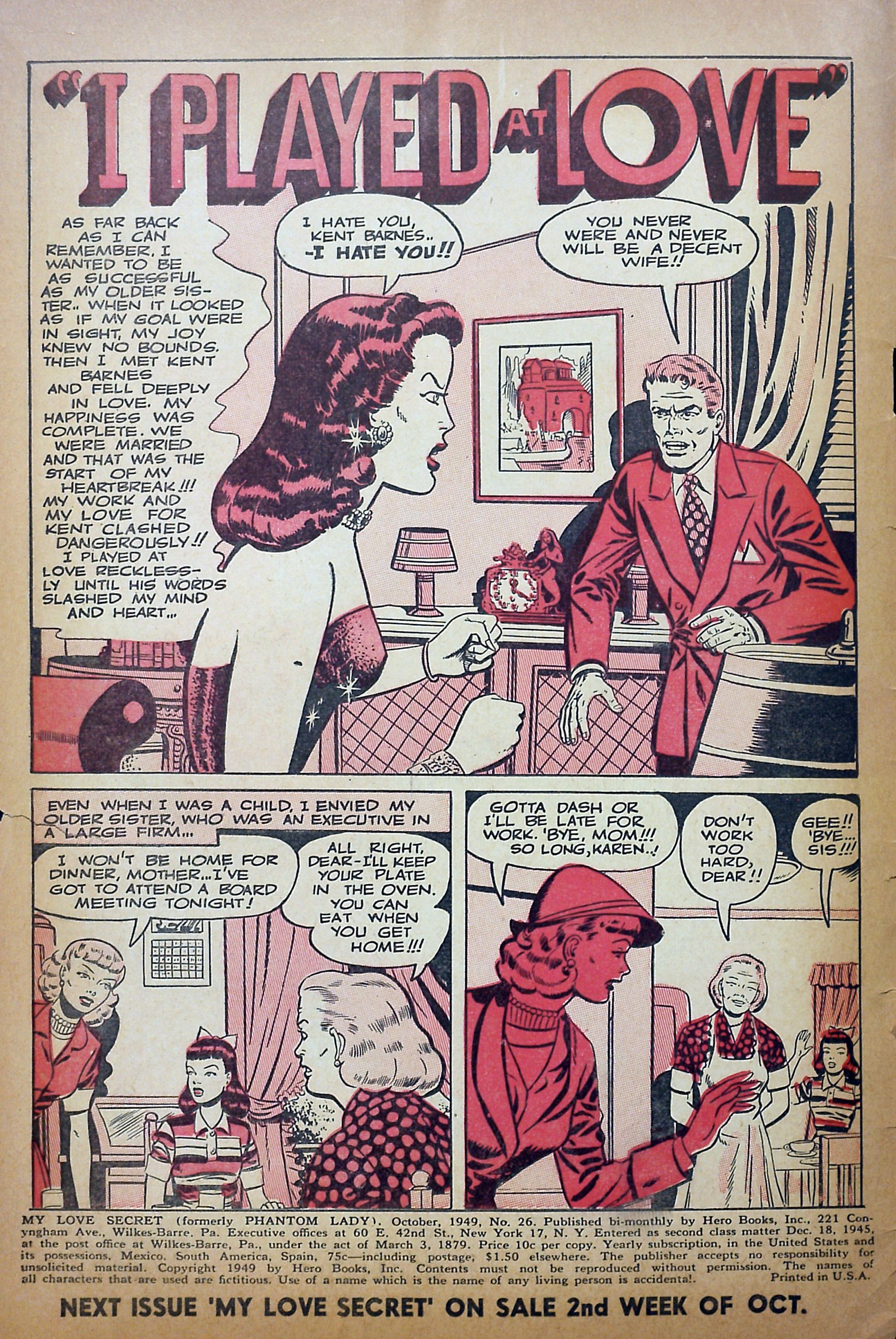 Read online My Love Secret comic -  Issue #26 - 2
