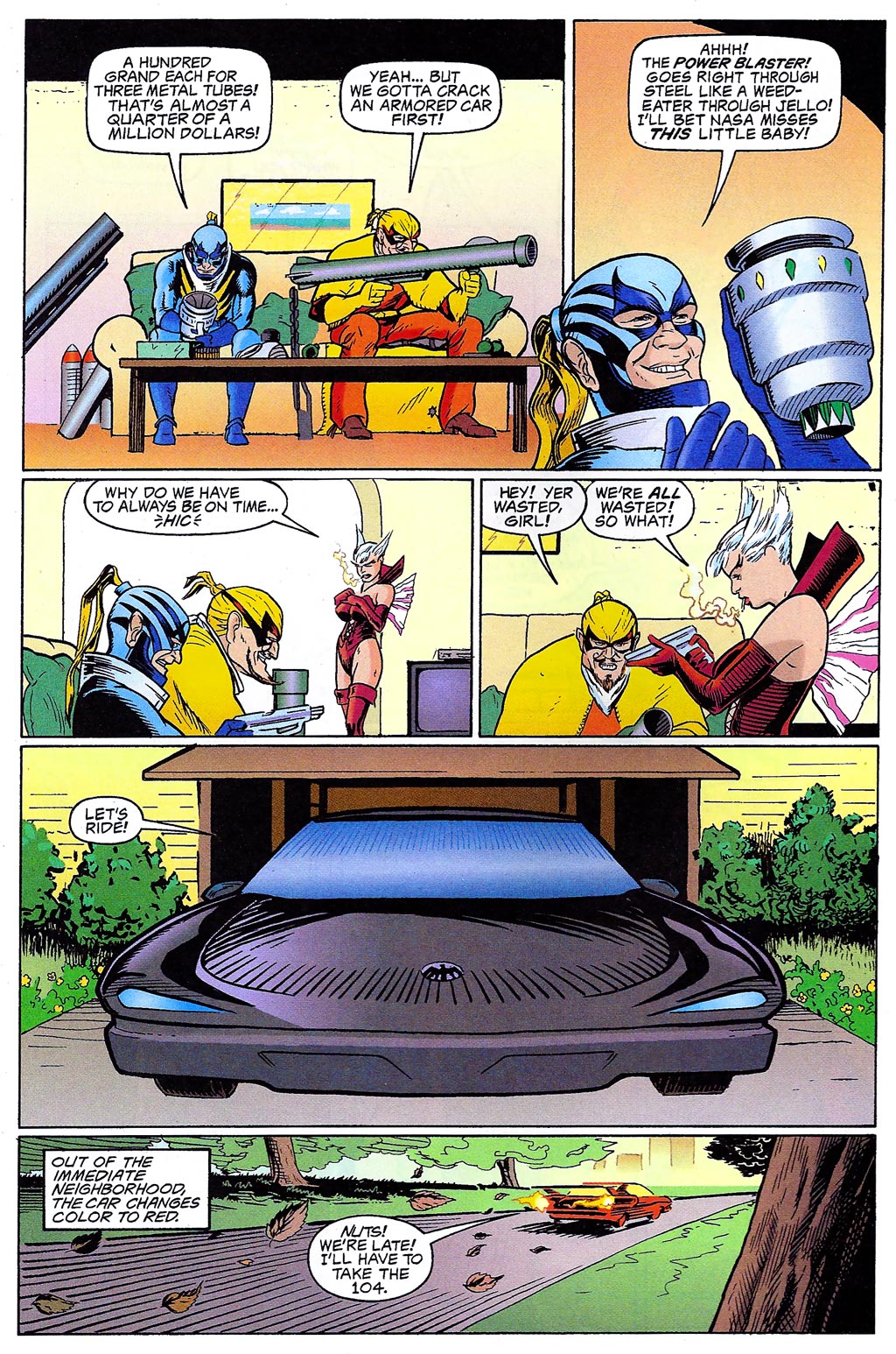 Read online Bob Burden's Original Mysterymen Comics comic -  Issue #4 - 8