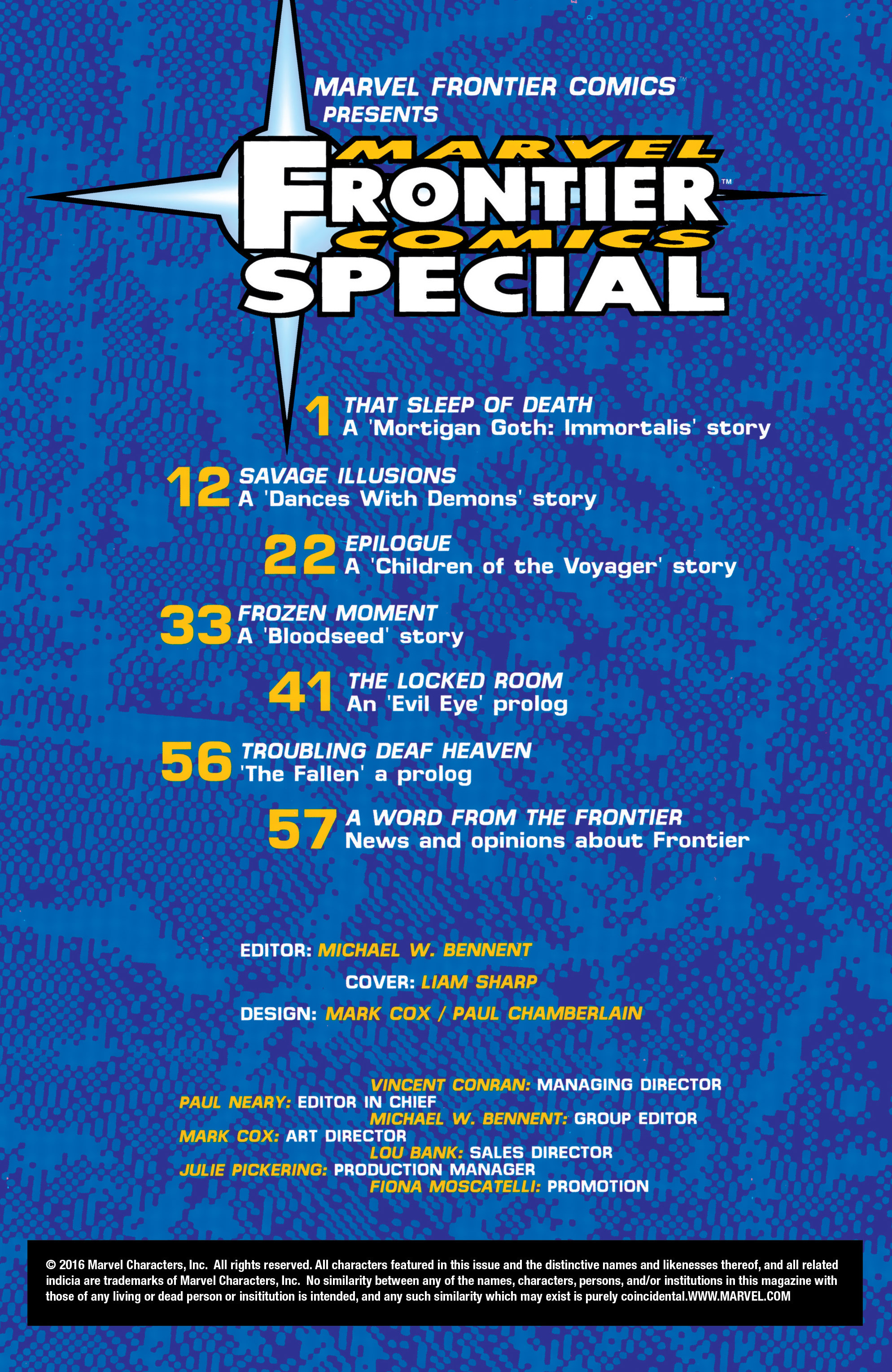 Read online Marvel Frontier Comics Special comic -  Issue # Full - 2