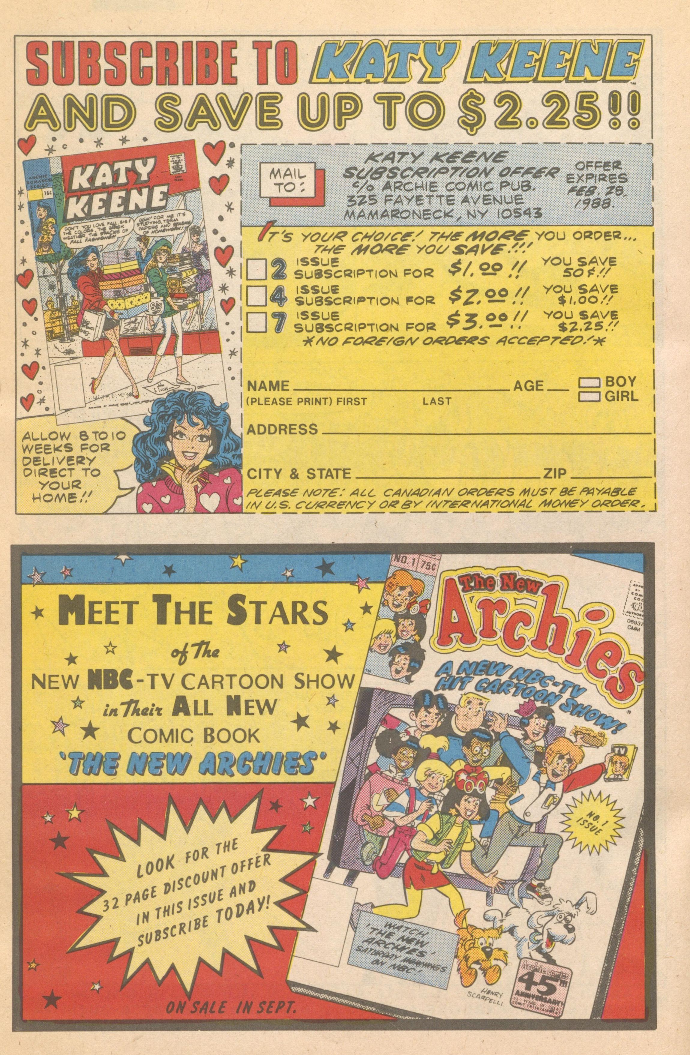 Read online Katy Keene (1983) comic -  Issue #23 - 23