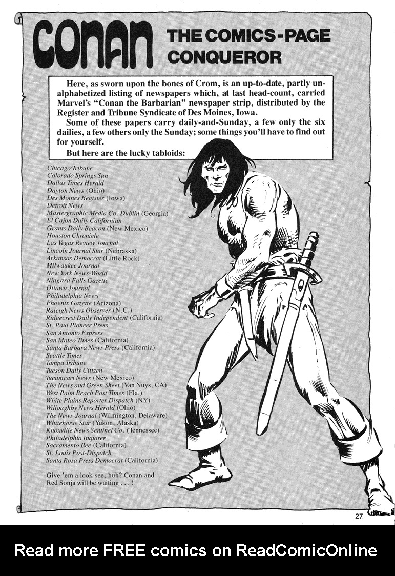 Read online The Savage Sword Of Conan comic -  Issue #39 - 27