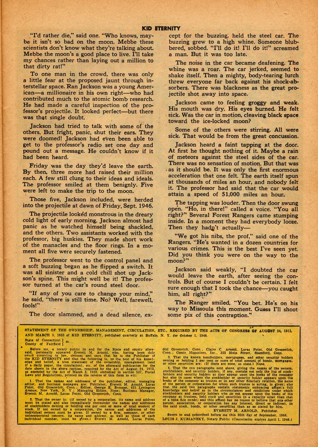 Read online Kid Eternity (1946) comic -  Issue #5 - 35