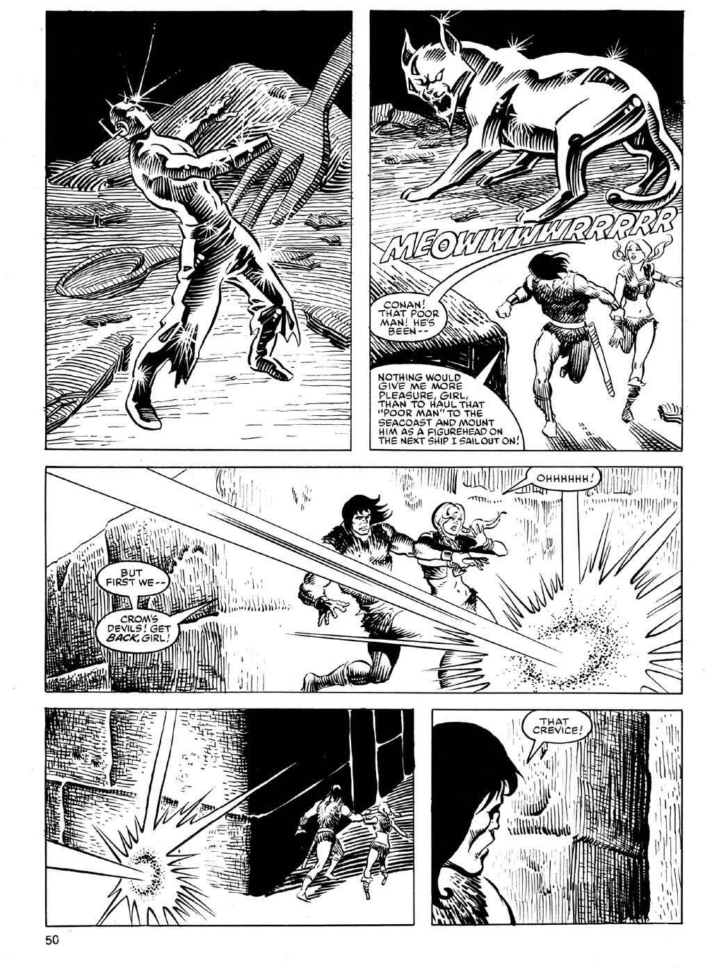 Read online The Savage Sword Of Conan comic -  Issue #92 - 49