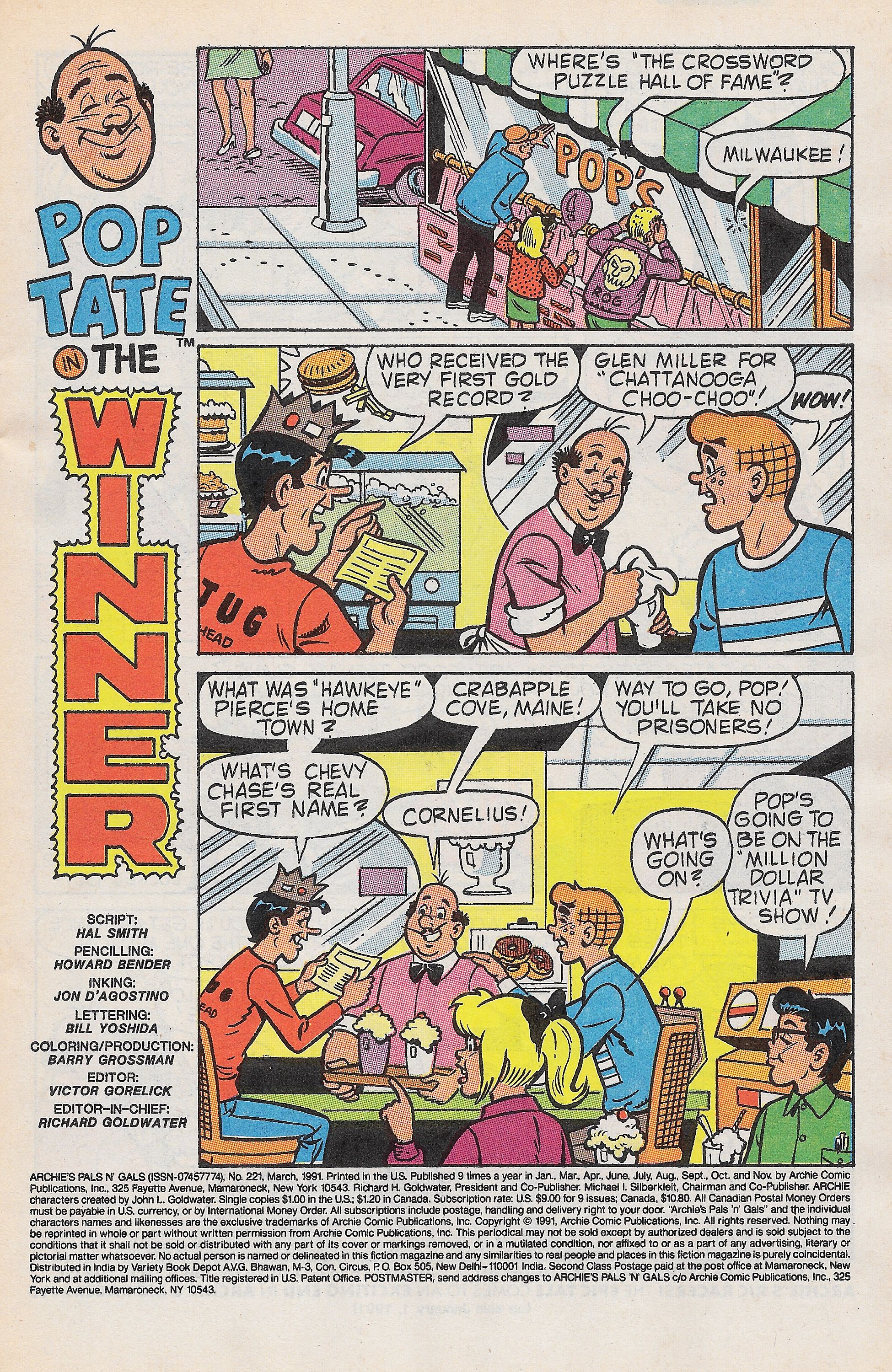 Read online Archie's Pals 'N' Gals (1952) comic -  Issue #221 - 3