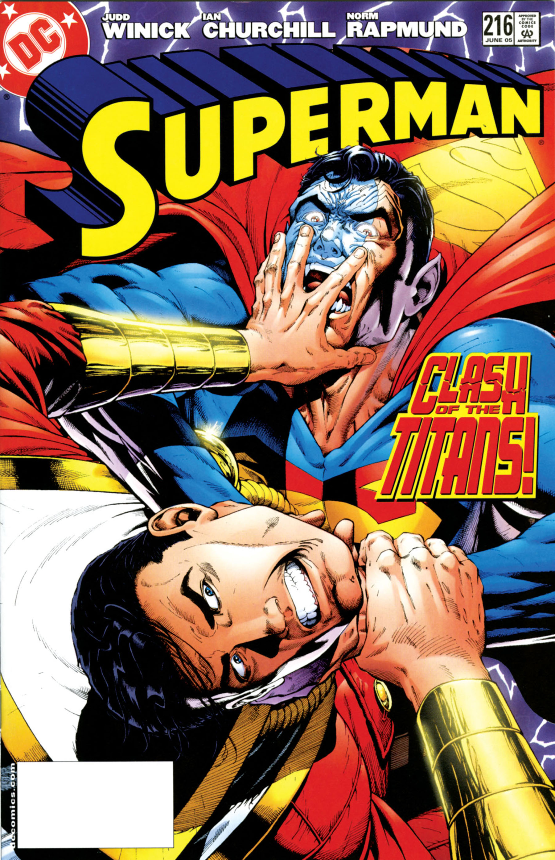 Read online Superman (1987) comic -  Issue #216 - 1