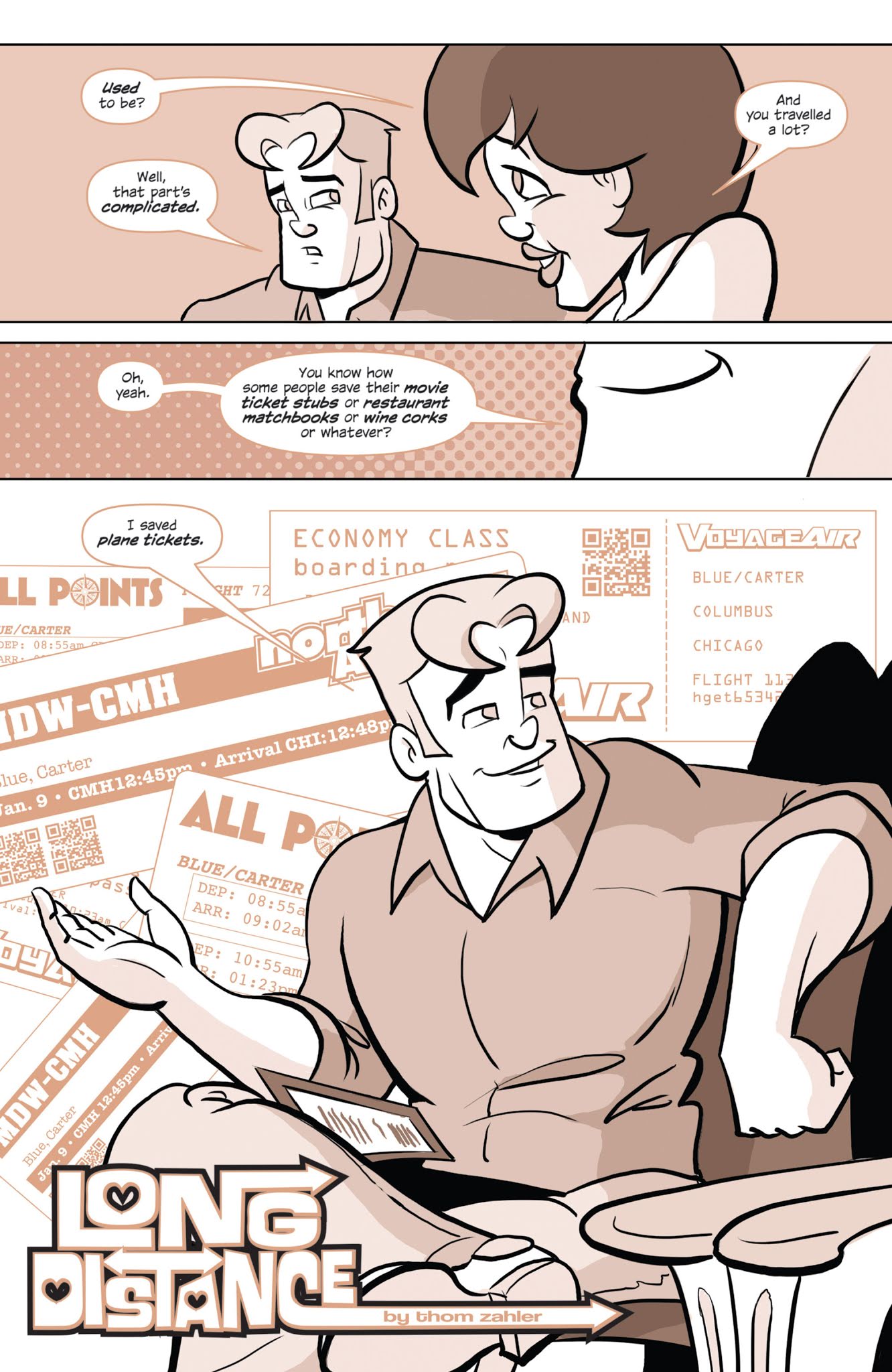 Read online Long Distance comic -  Issue #1 - 4