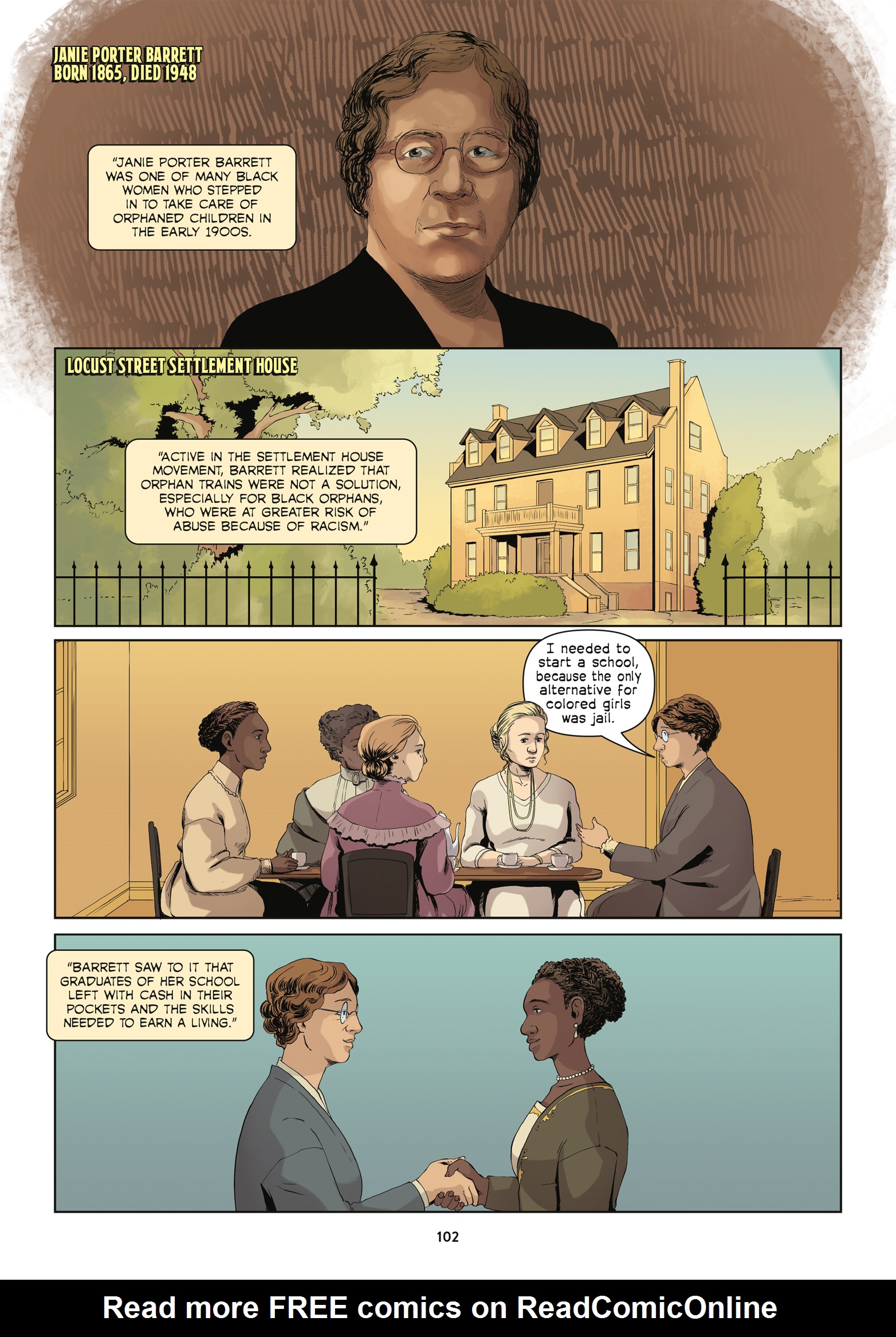 Read online Amazons, Abolitionists, and Activists: A Graphic History of Women's Fight for Their Rights comic -  Issue # TPB (Part 1) - 97