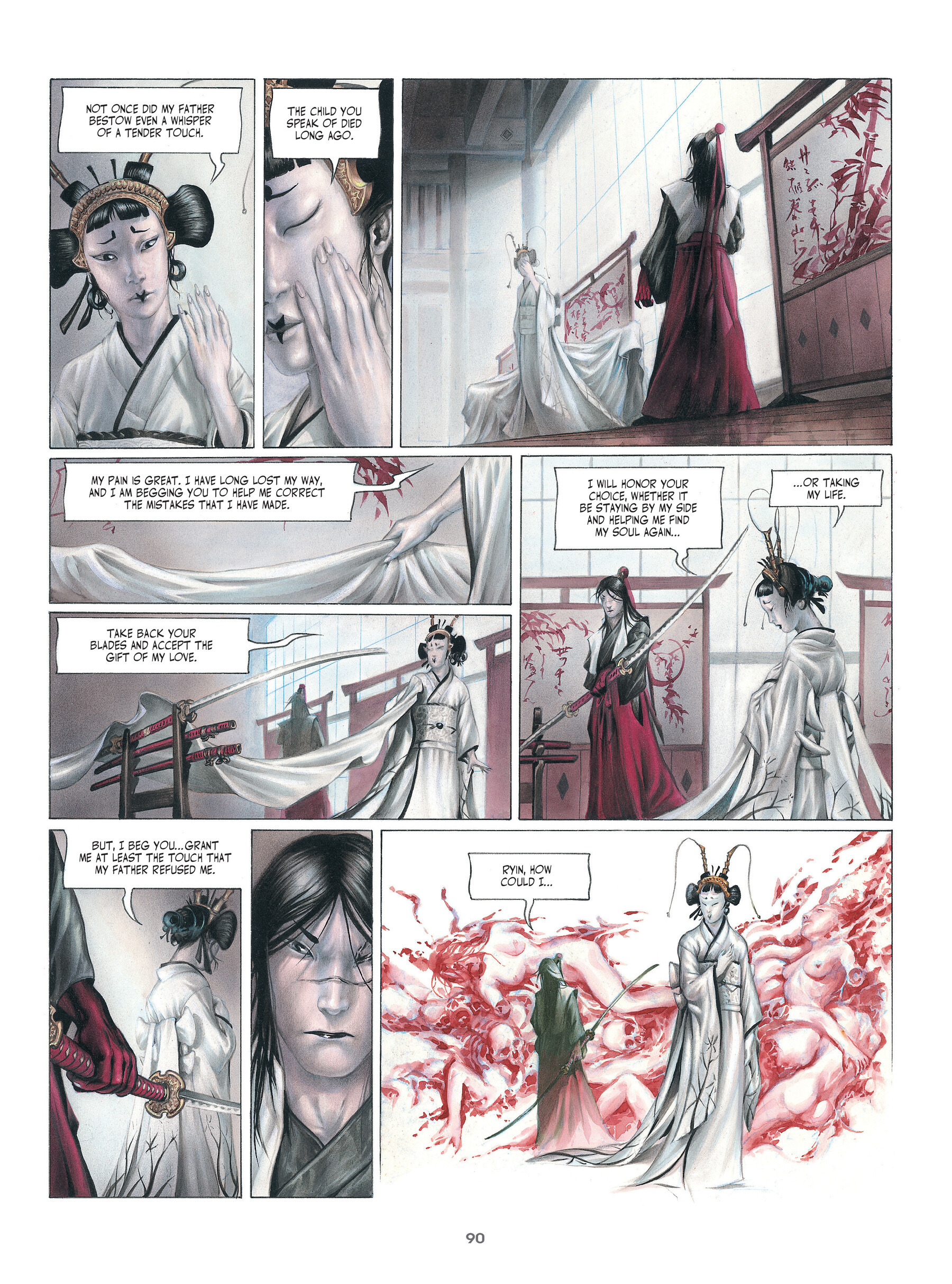 Read online Legends of the Pierced Veil: The Scarlet Blades comic -  Issue # TPB (Part 1) - 90