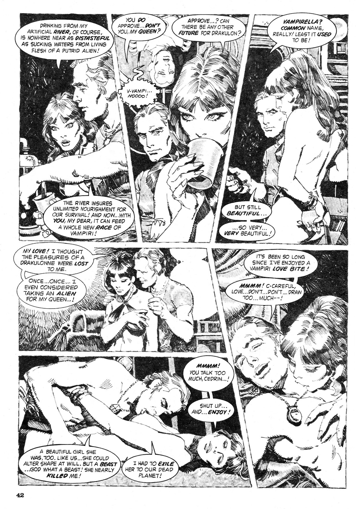 Read online Vampirella (1969) comic -  Issue #87 - 42