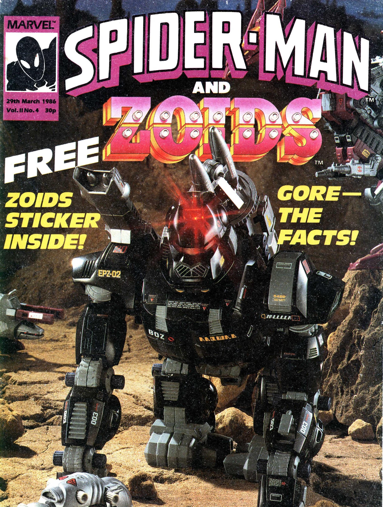 Read online Spider-Man and Zoids comic -  Issue #4 - 1