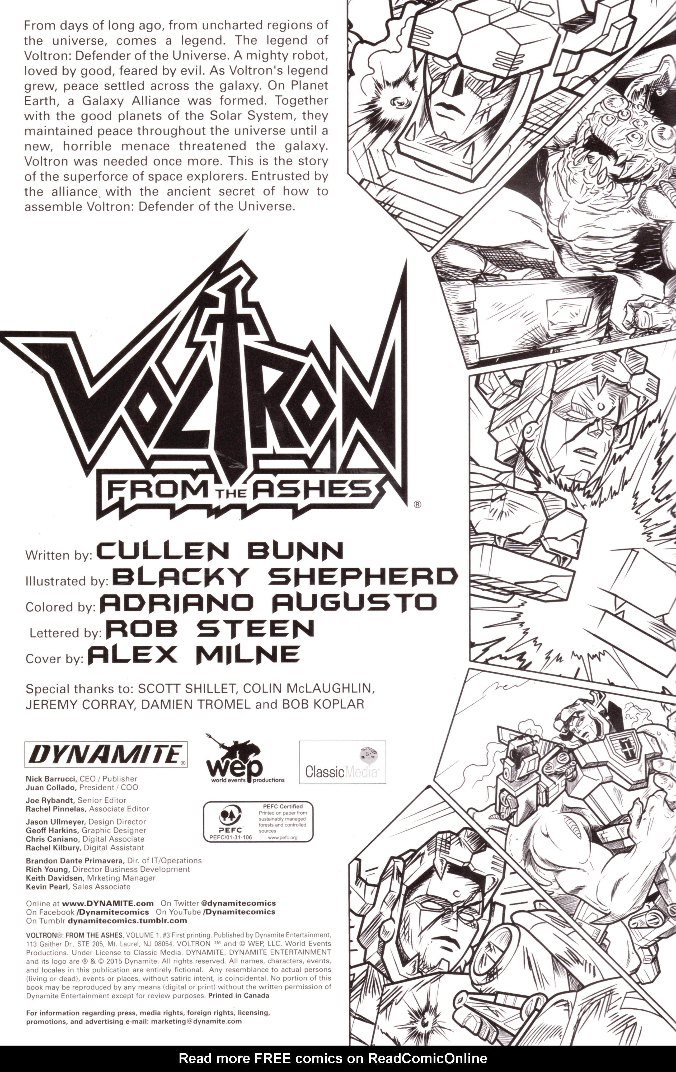 Read online Voltron: From the Ashes comic -  Issue #3 - 2